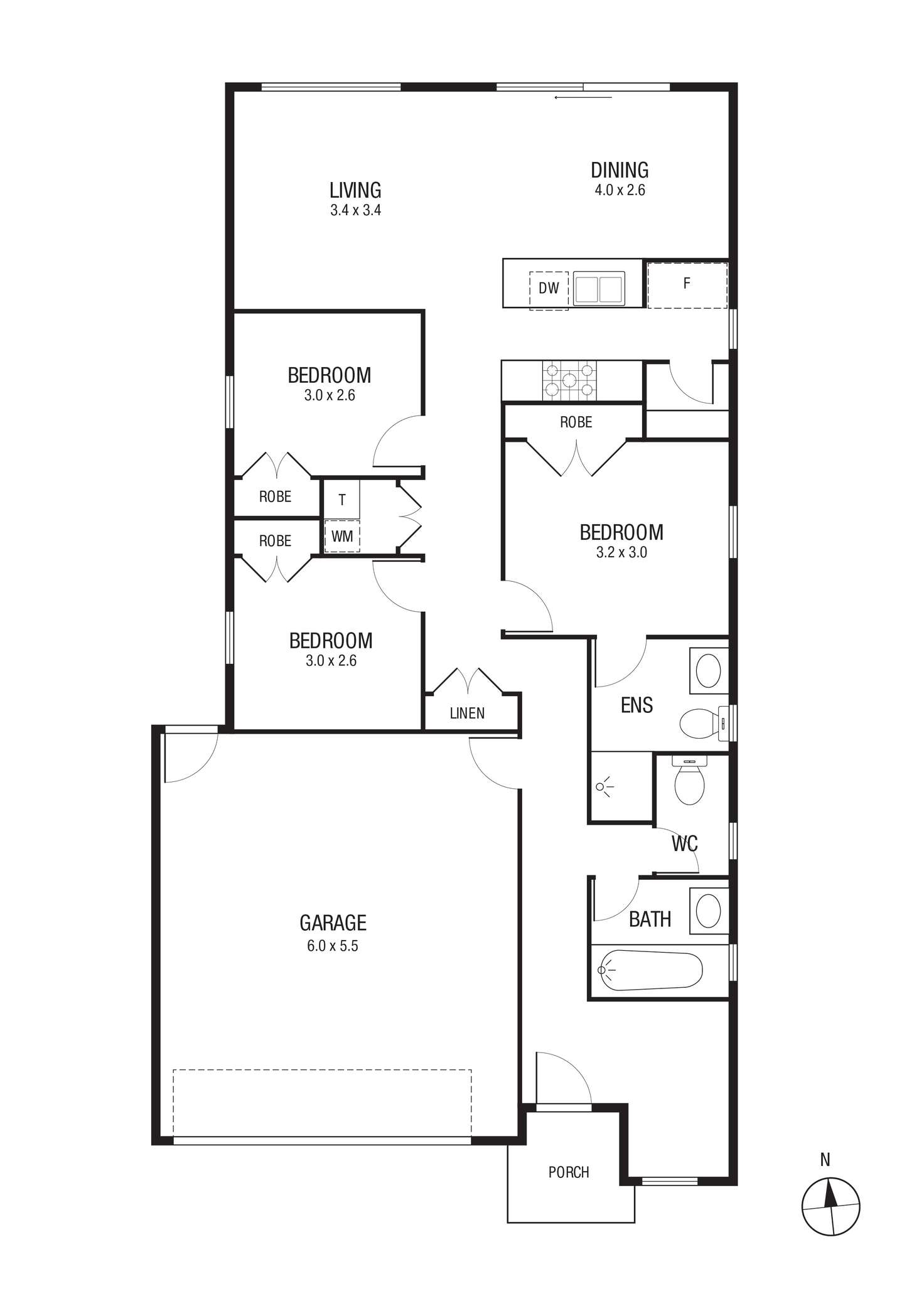 Floorplan of Homely house listing, 64 Contempo Boulevard, Wollert VIC 3750