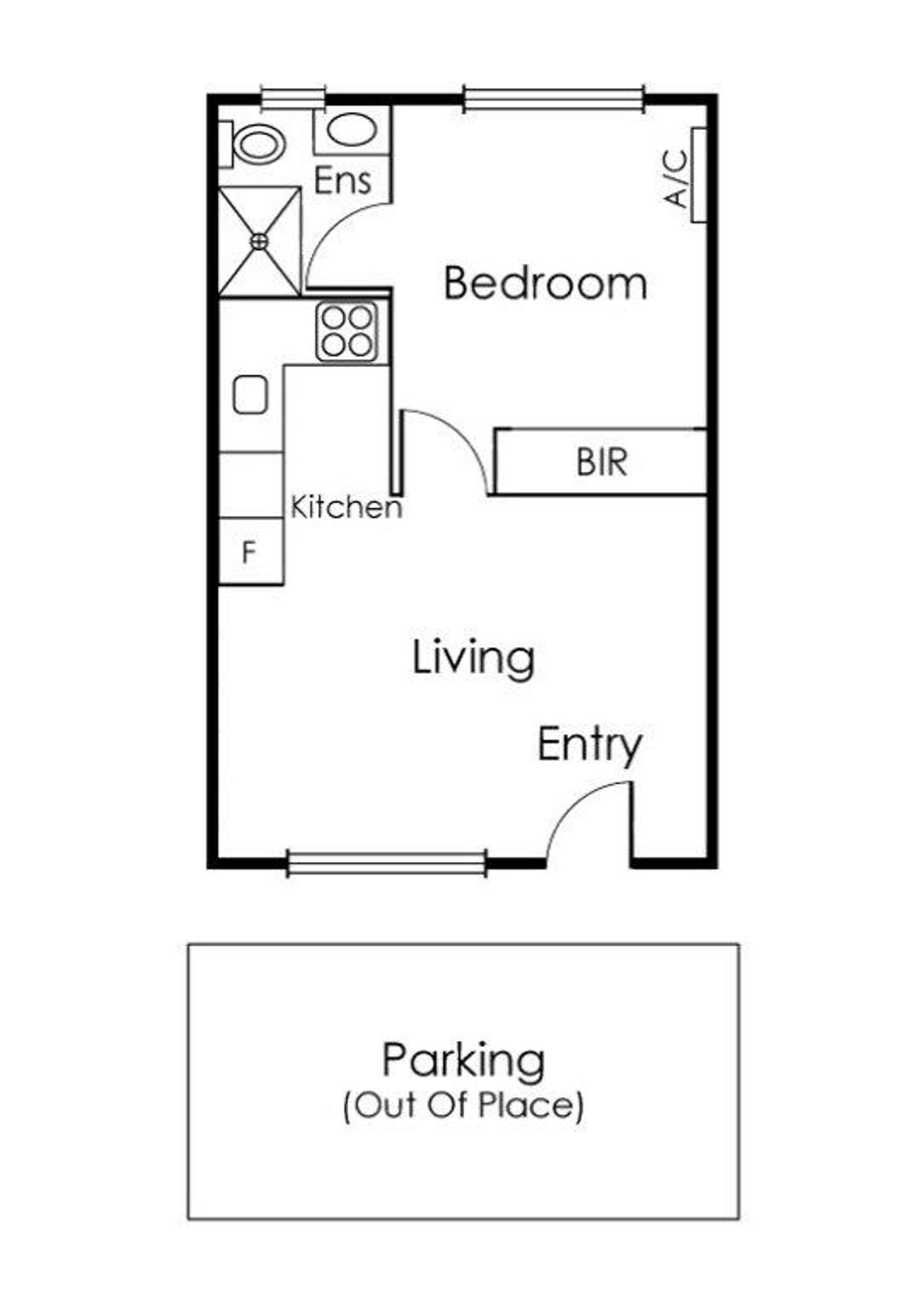 Floorplan of Homely apartment listing, 3/6 Ormond Road, Ormond VIC 3204