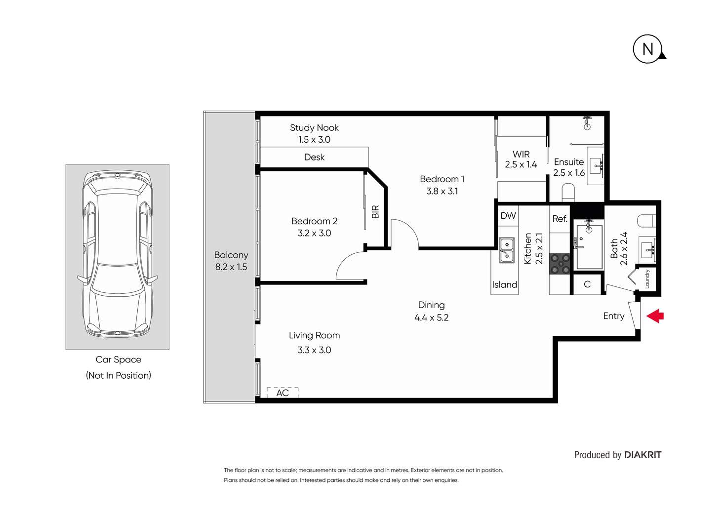 Floorplan of Homely apartment listing, 2307/163 City Road, Southbank VIC 3006