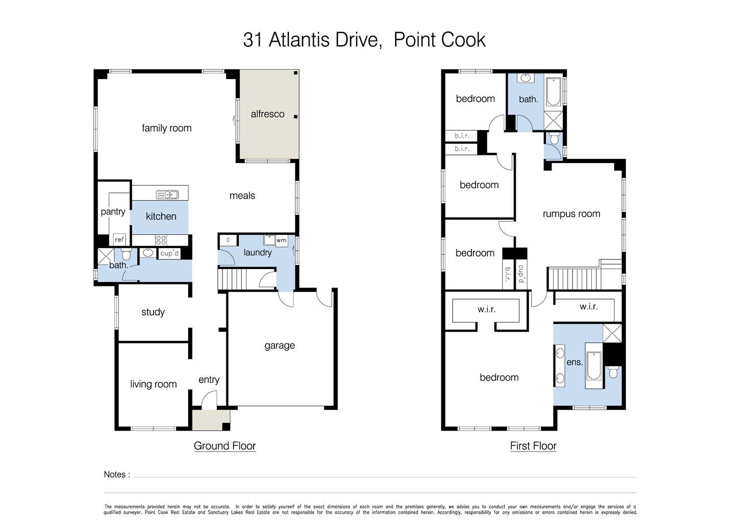 Floorplan of Homely house listing, 31 Atlantis Drive, Point Cook VIC 3030