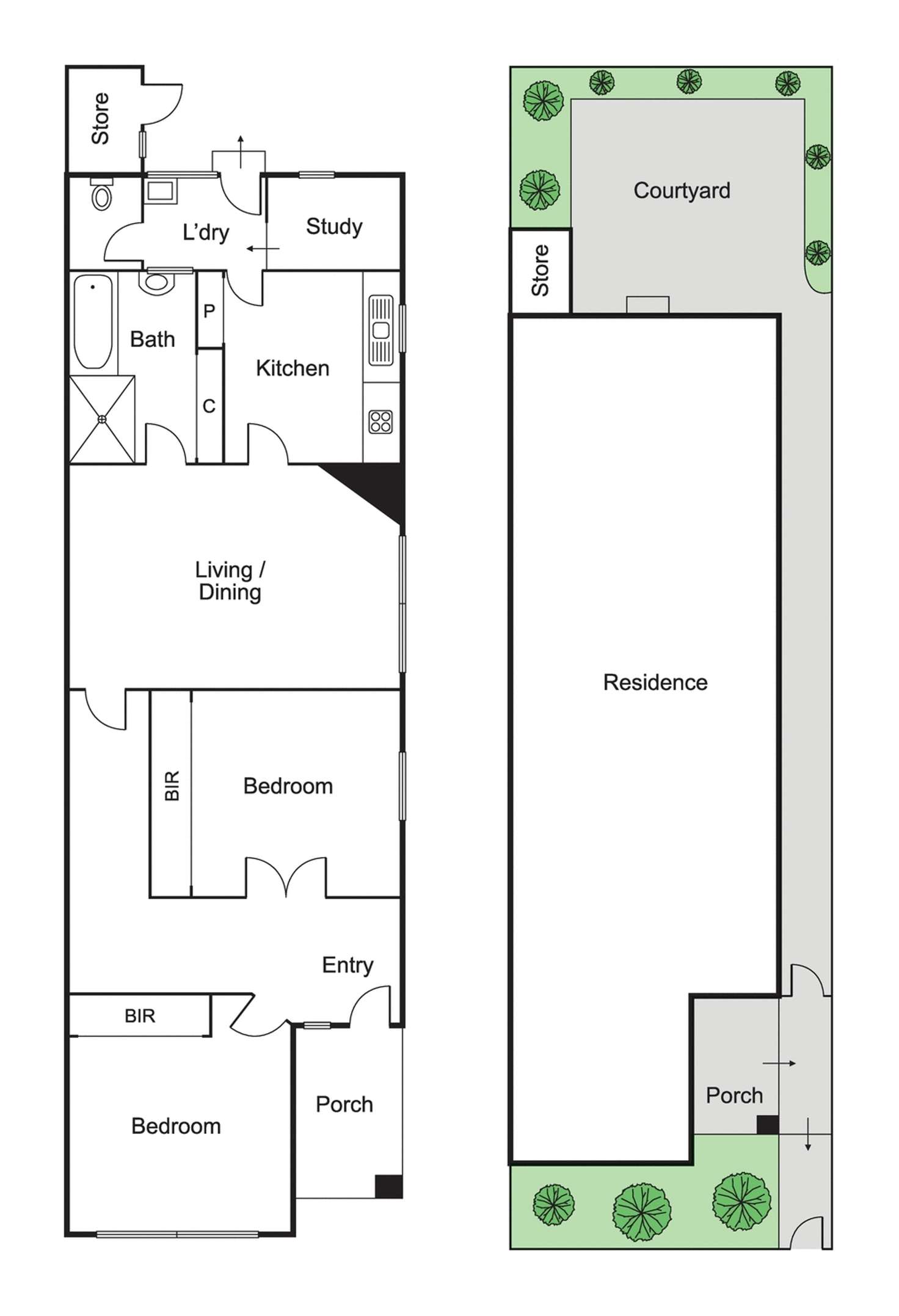 Floorplan of Homely house listing, 28 Nightingale Street, St Kilda East VIC 3183