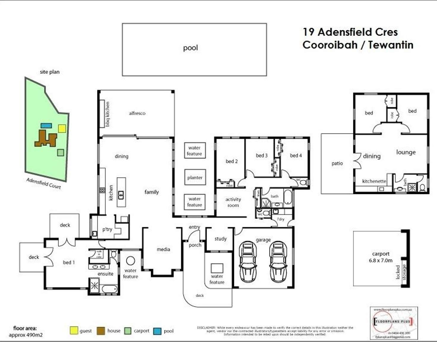 Floorplan of Homely house listing, 19 Adensfield Court, Cooroibah QLD 4565
