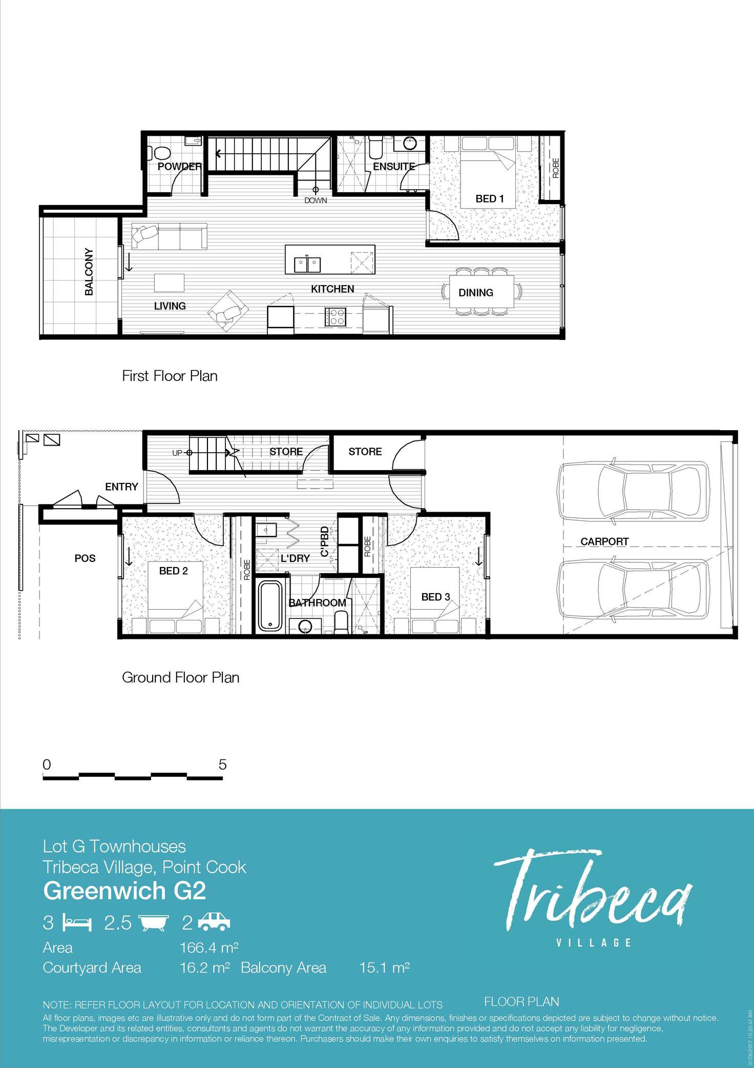 Floorplan of Homely townhouse listing, 46 Kenswick Street, Point Cook VIC 3030