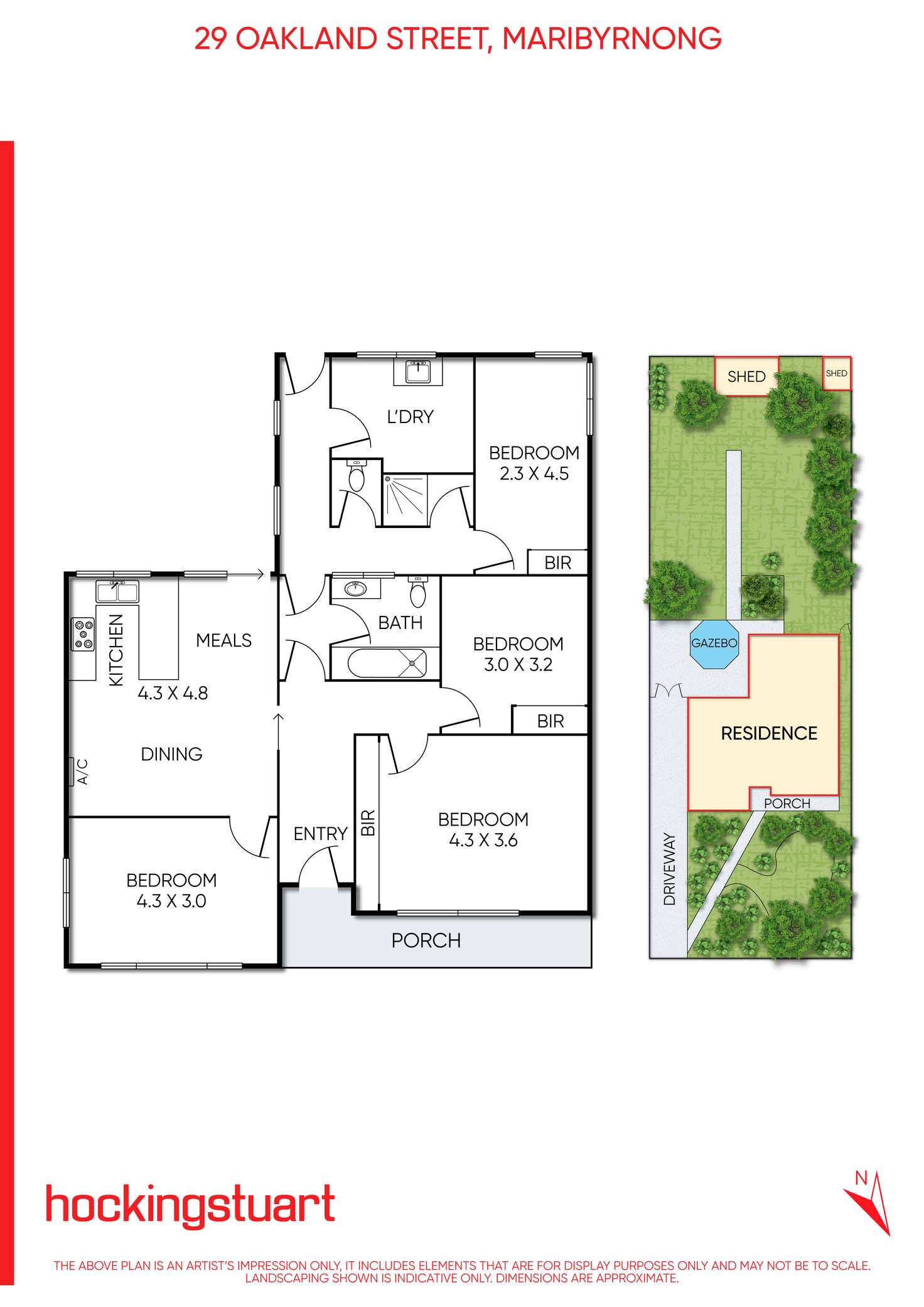 Floorplan of Homely house listing, 29 Oakland Street, Maribyrnong VIC 3032