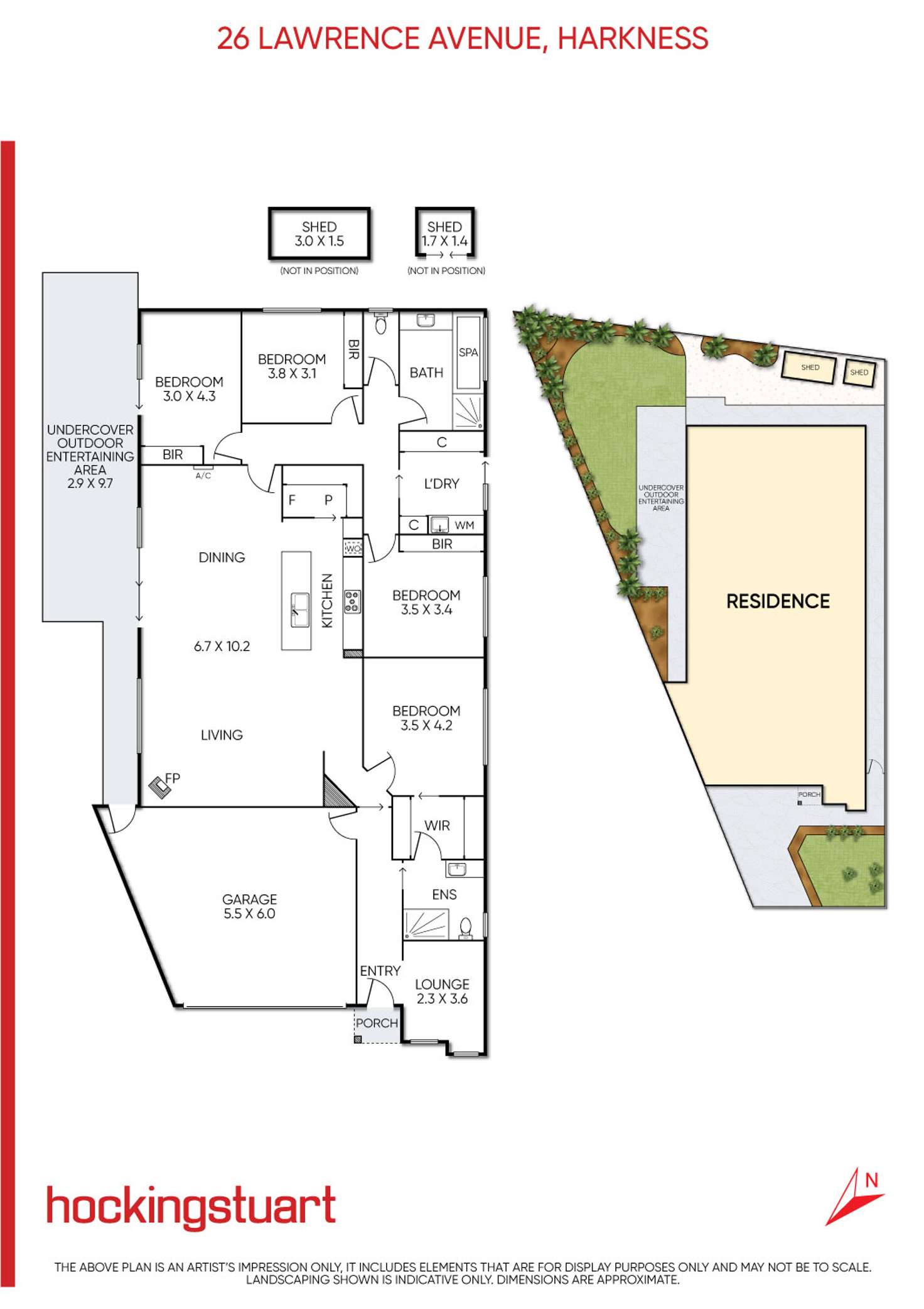 Floorplan of Homely house listing, 26 Lawrence Avenue, Melton West VIC 3337