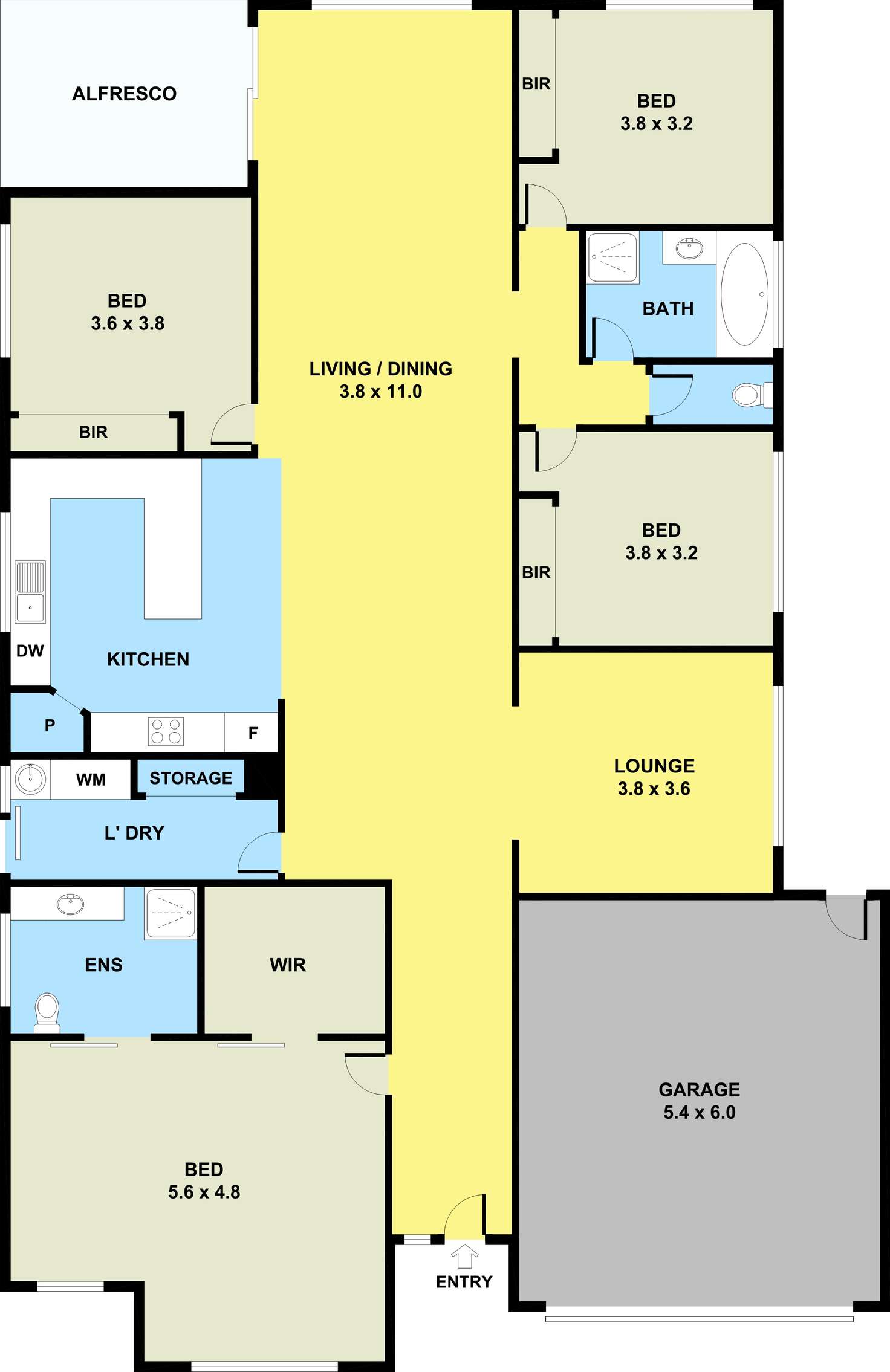 Floorplan of Homely house listing, 23 Hatfield Drive, Mernda VIC 3754