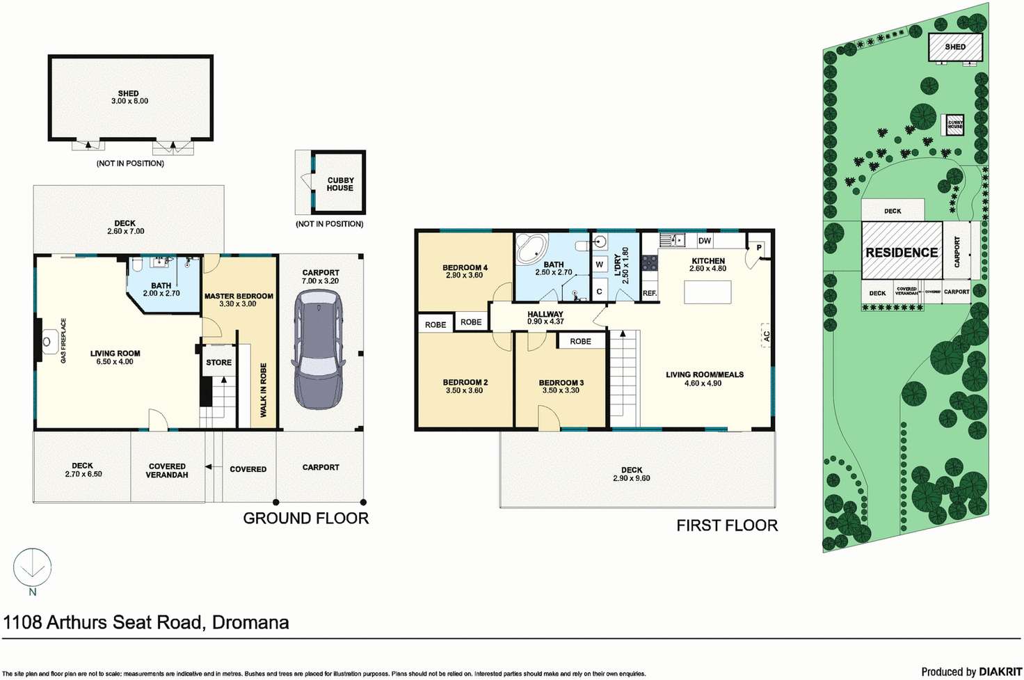 Floorplan of Homely house listing, 1108 Arthurs Seat Road, Dromana VIC 3936