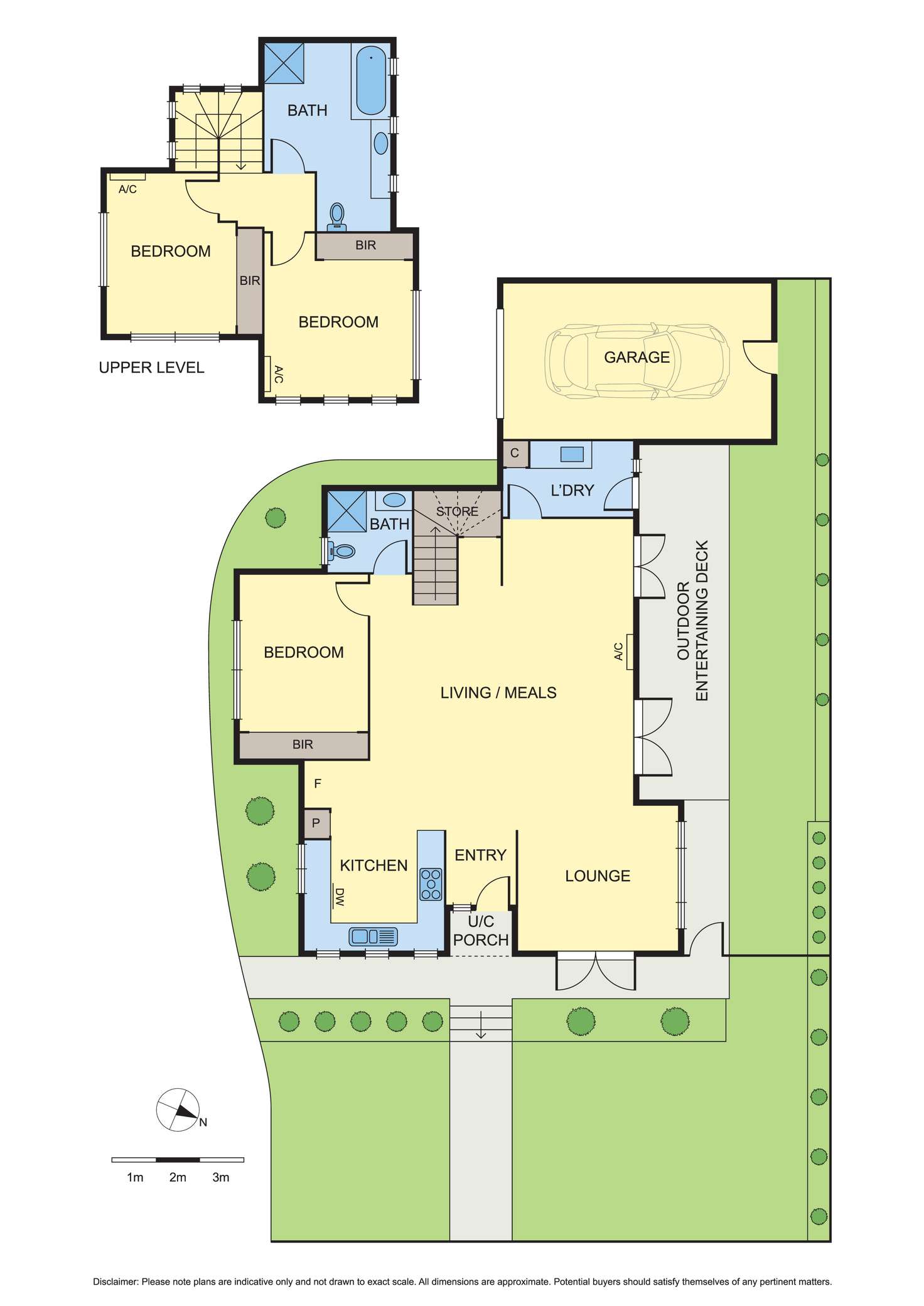 Floorplan of Homely townhouse listing, 1/6 Graeme Avenue, Montmorency VIC 3094