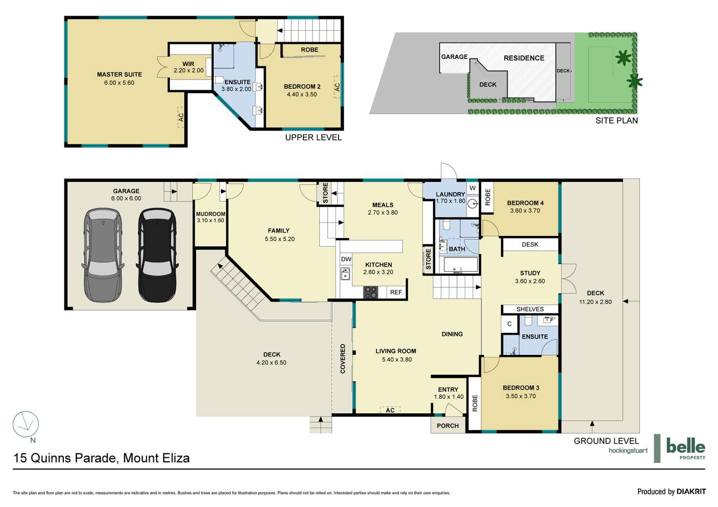 Floorplan of Homely house listing, 15 Quinns Parade, Mount Eliza VIC 3930