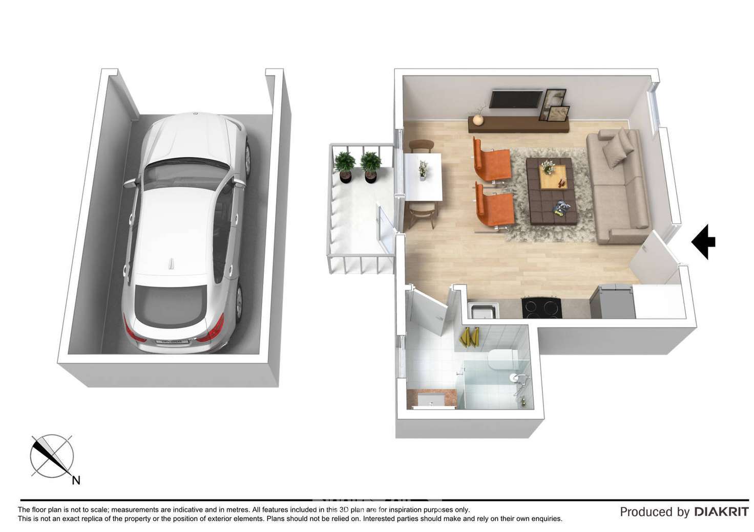 Floorplan of Homely apartment listing, 33/92 Grey Street, St Kilda VIC 3182