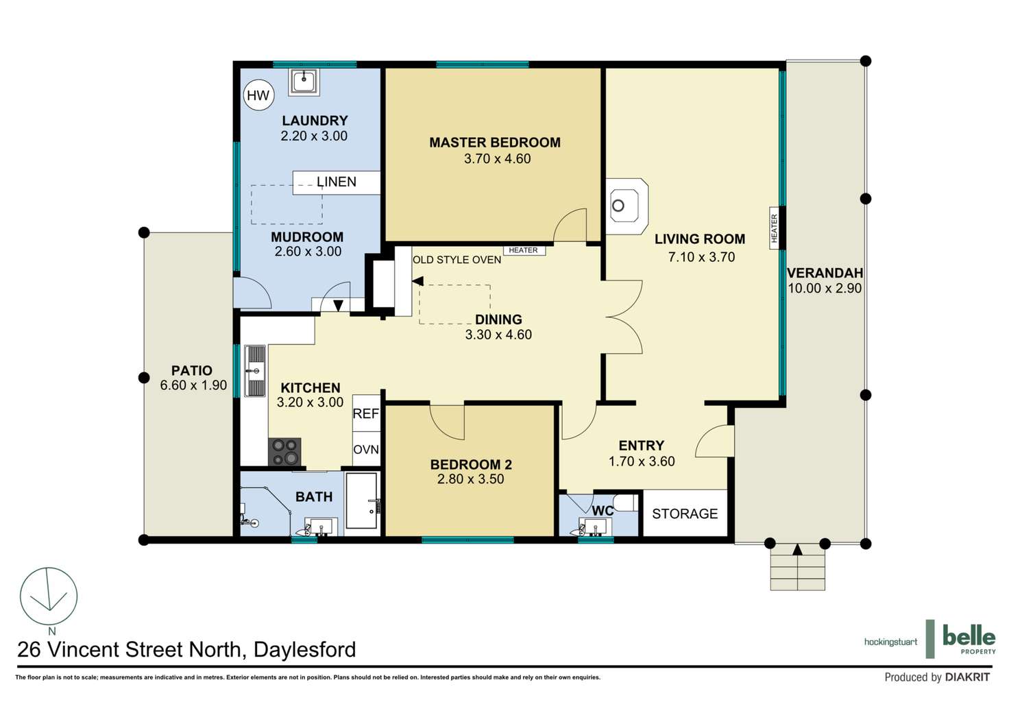 Floorplan of Homely house listing, 26 Vincent Street North, Daylesford VIC 3460