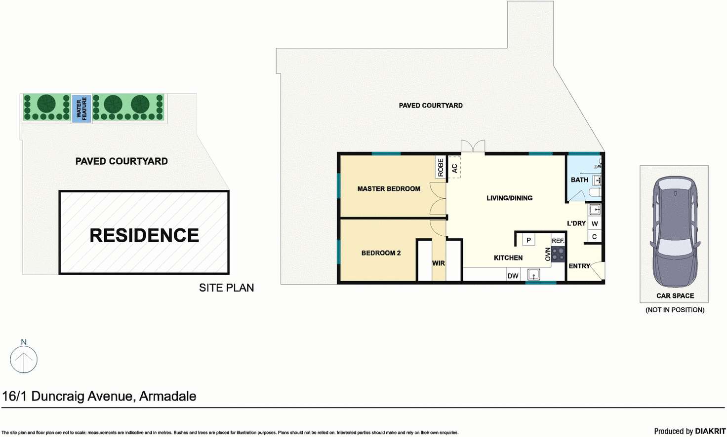 Floorplan of Homely apartment listing, 16/1 Duncraig Avenue, Armadale VIC 3143