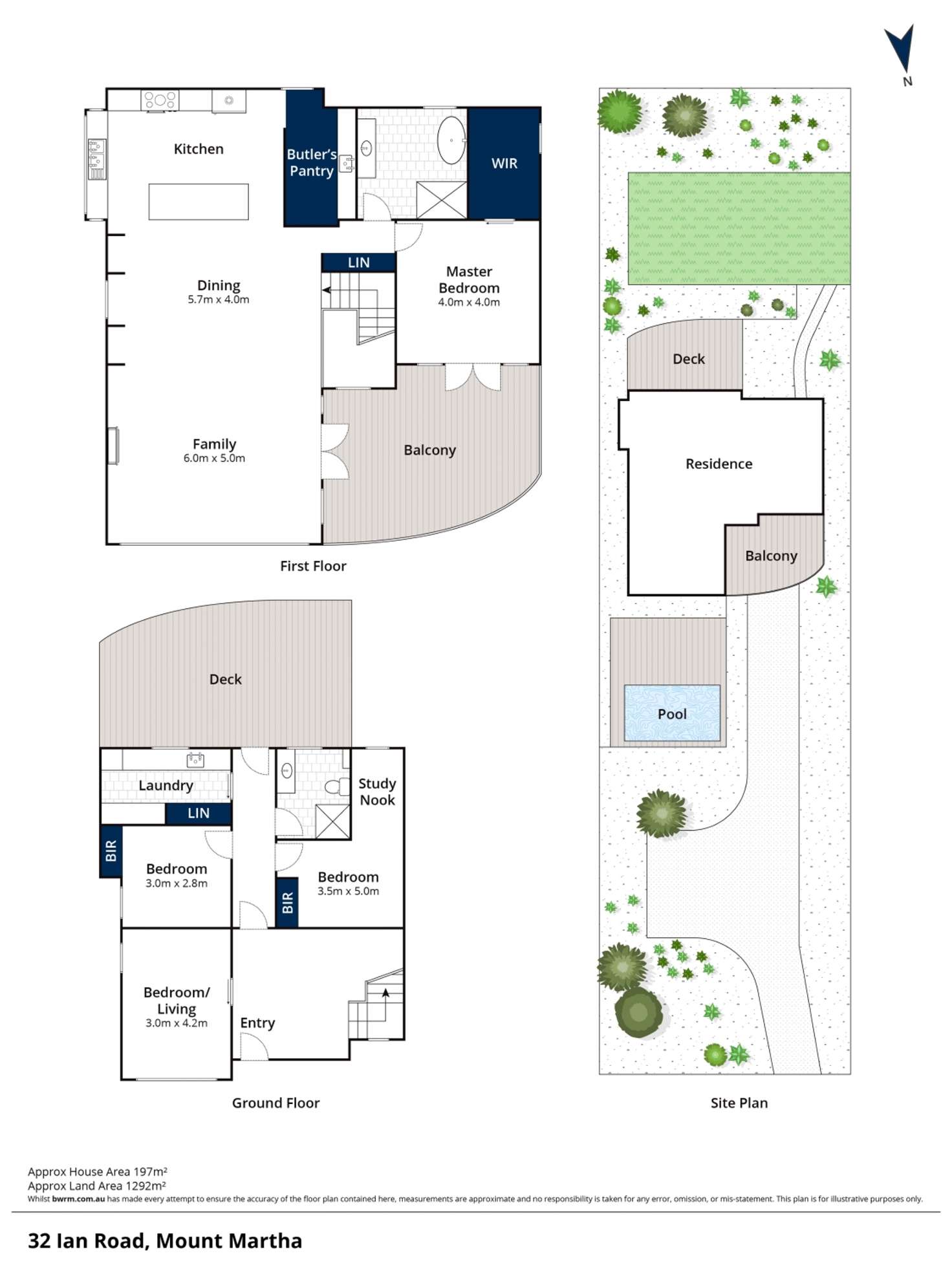 Floorplan of Homely house listing, 32 Ian Road, Mount Martha VIC 3934