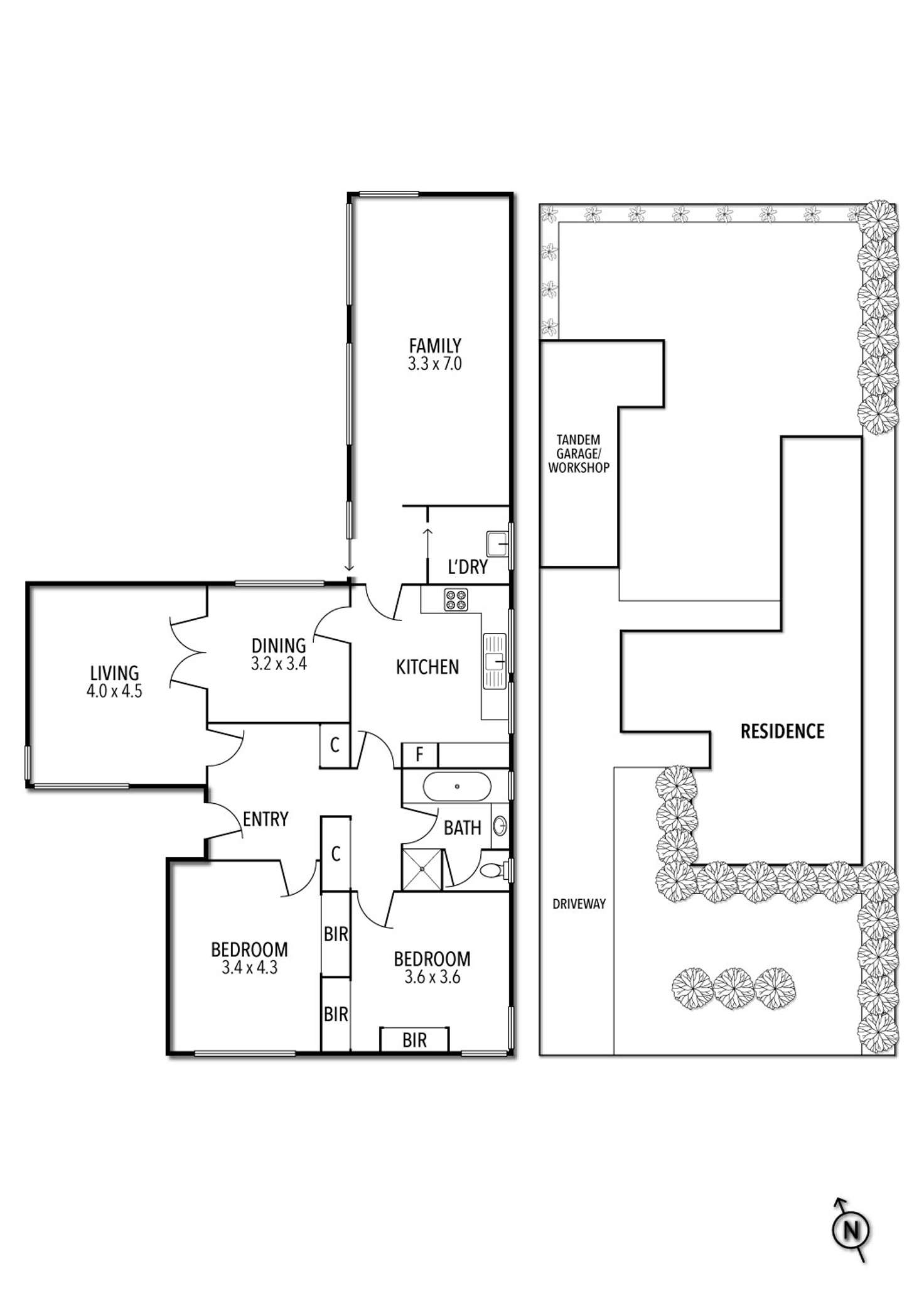 Floorplan of Homely house listing, 17 Ardwick Street, Bentleigh VIC 3204