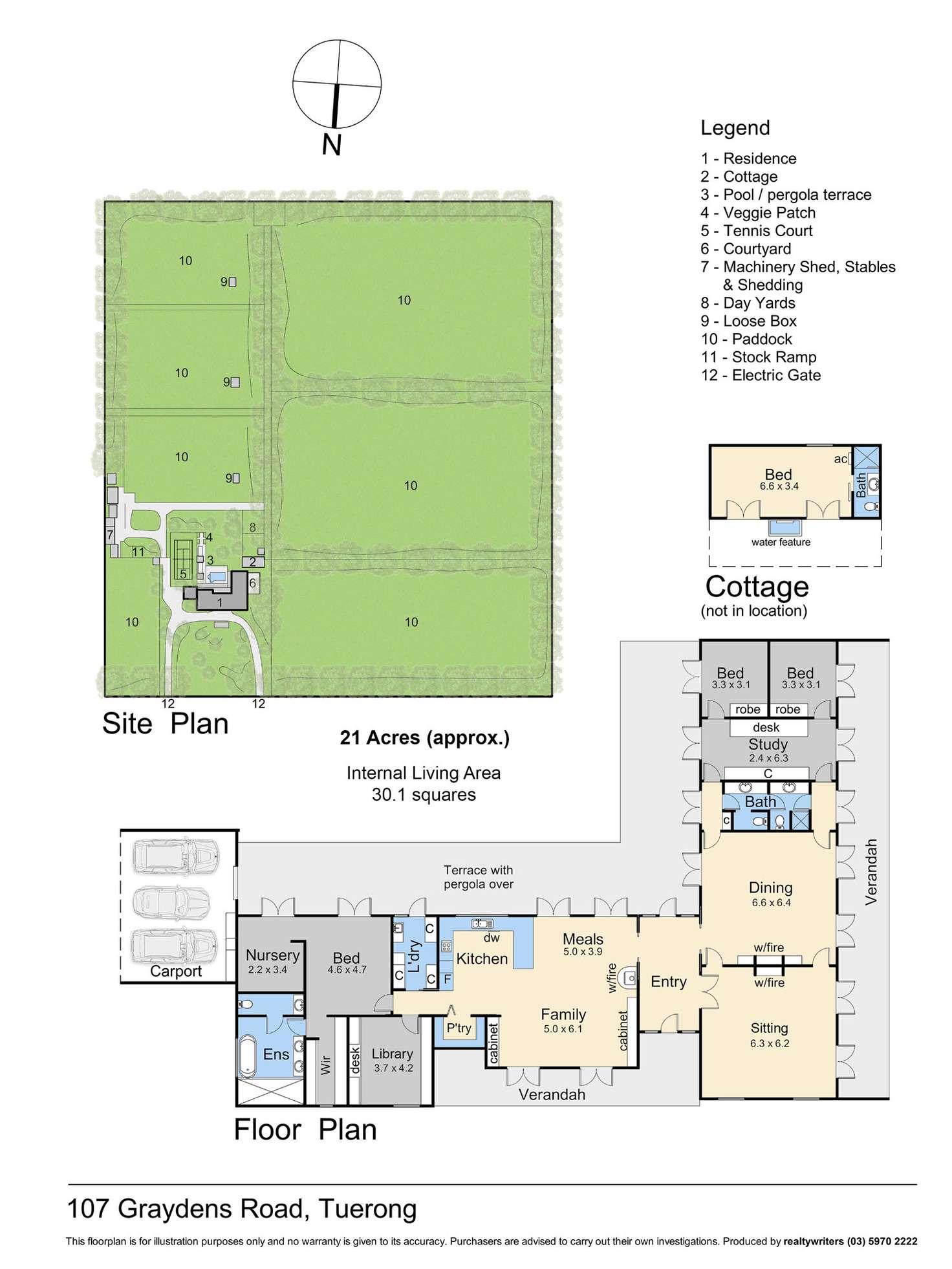 Floorplan of Homely acreageSemiRural listing, 107 Graydens Road, Tuerong VIC 3915