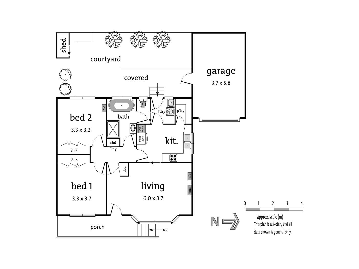 Floorplan of Homely unit listing, 2/5 Rupert Street, Mitcham VIC 3132