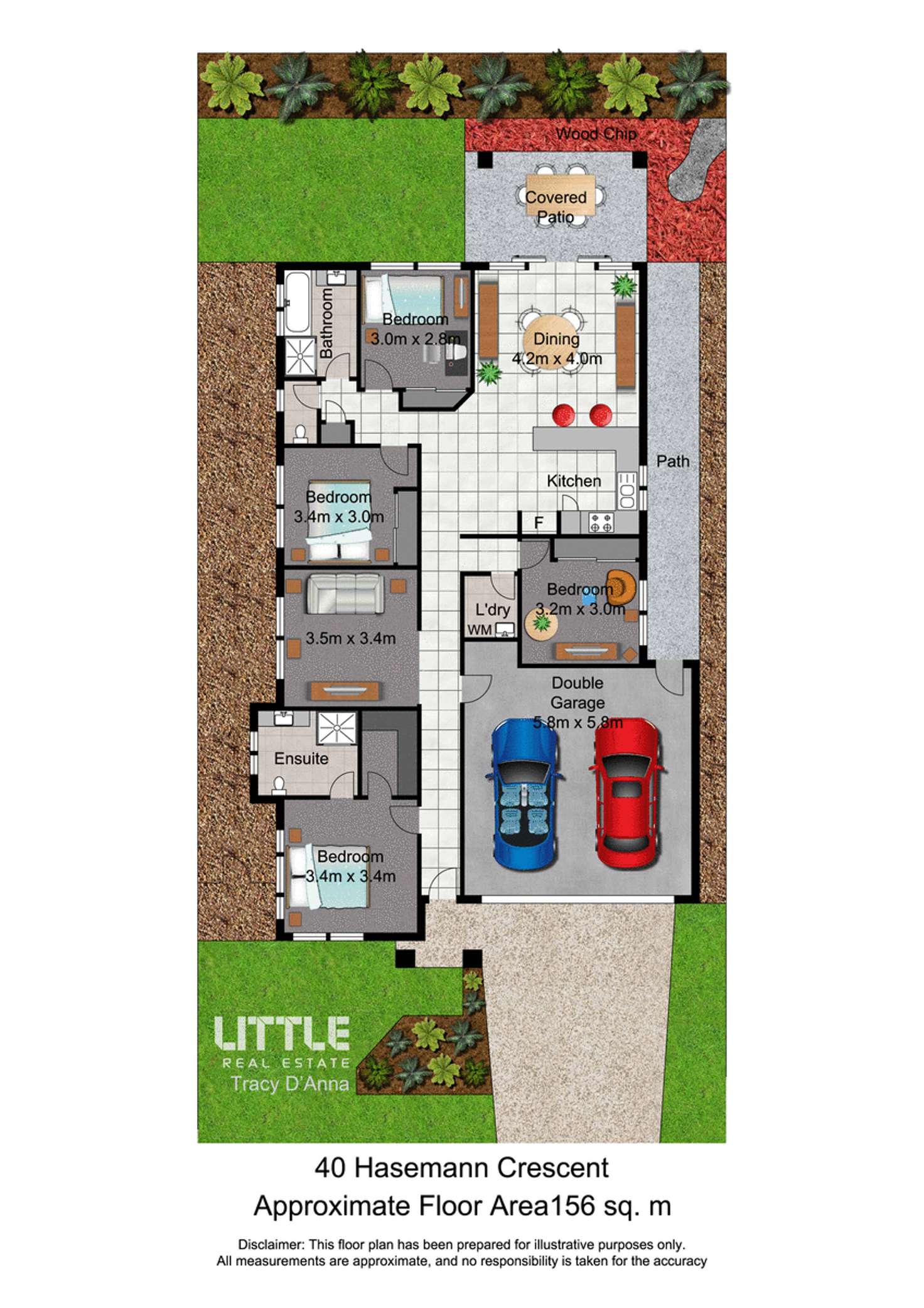 Floorplan of Homely house listing, 40 Hasemann Crescent, Upper Coomera QLD 4209