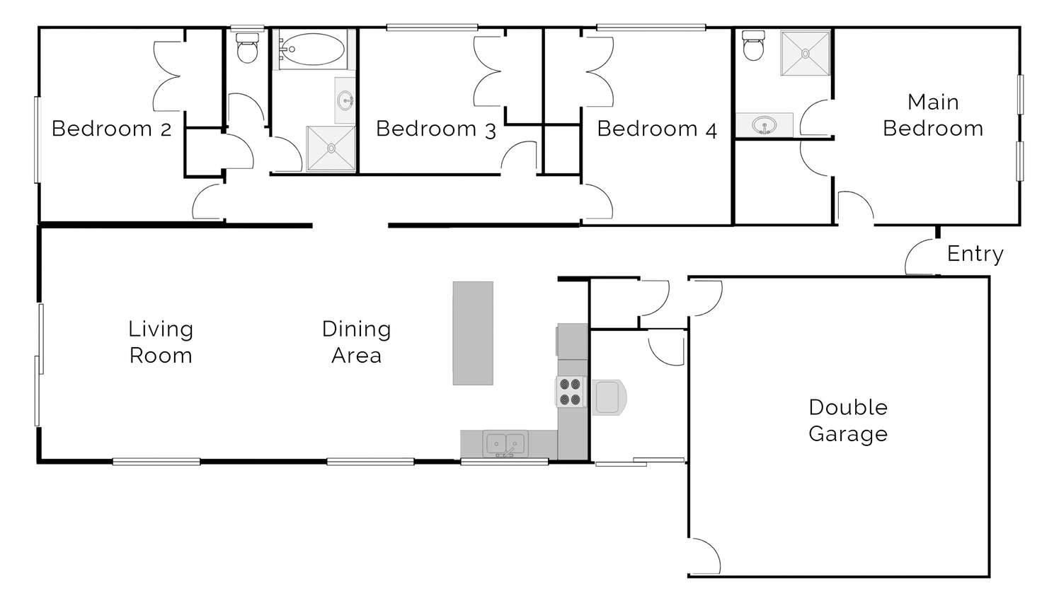 Floorplan of Homely house listing, 2 Phila Place, Brookfield VIC 3338