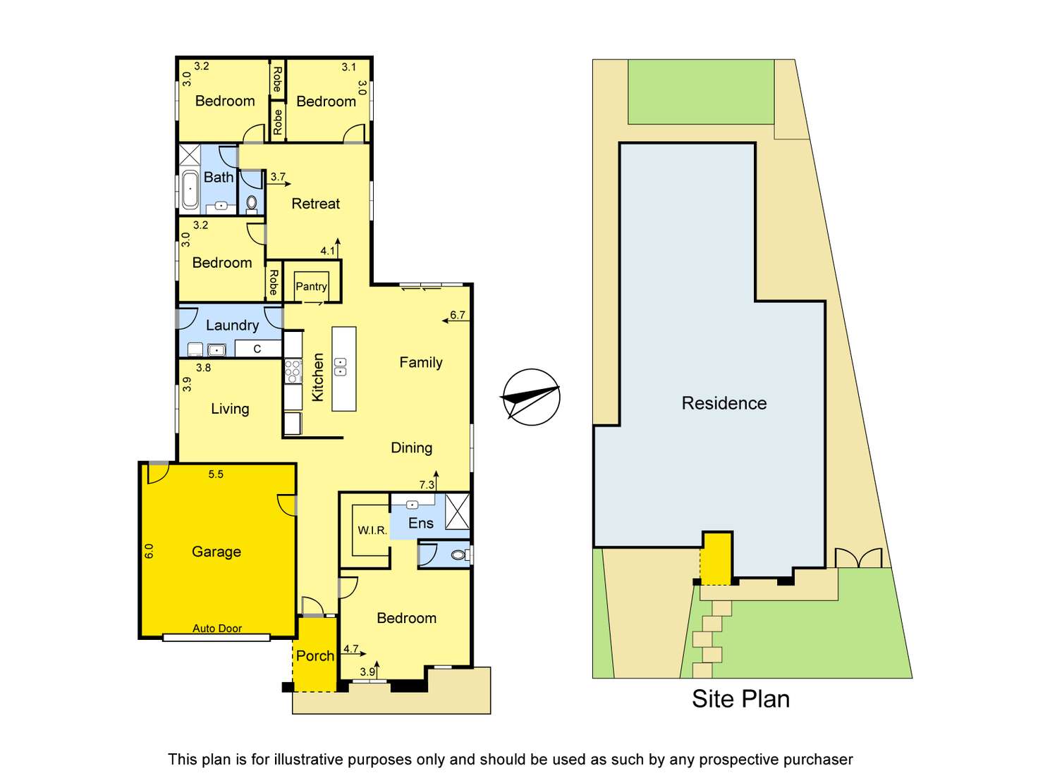 Floorplan of Homely house listing, 45 Marley Boulevard, Doreen VIC 3754