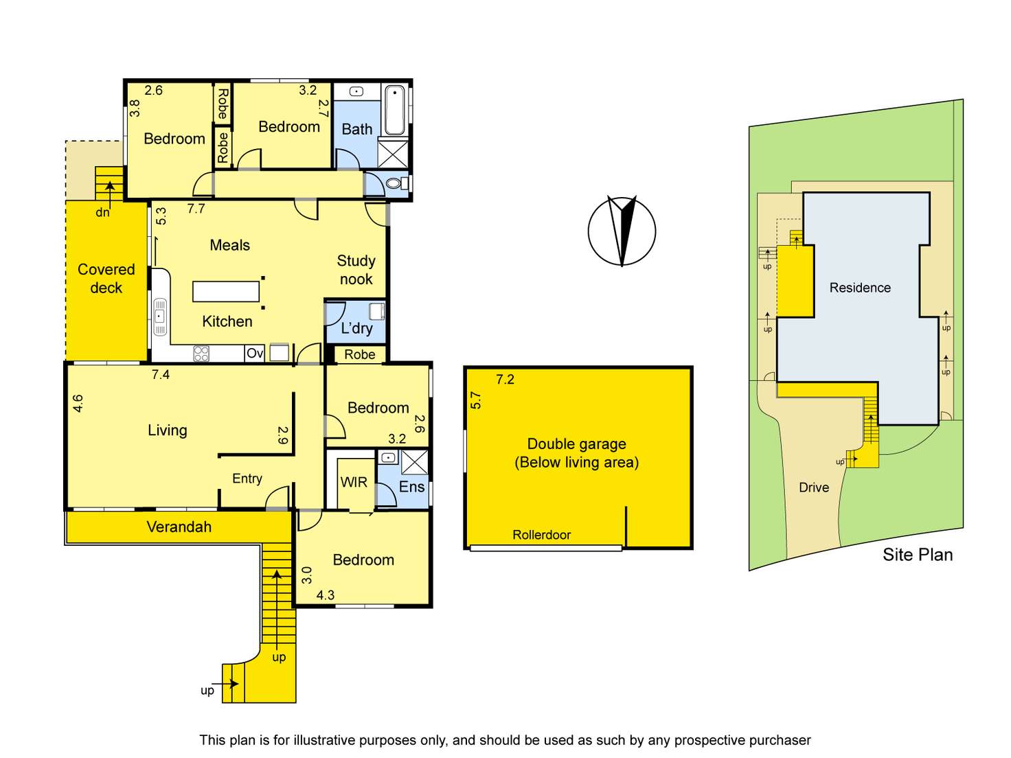 Floorplan of Homely house listing, 12 Lowan Avenue, Yallambie VIC 3085