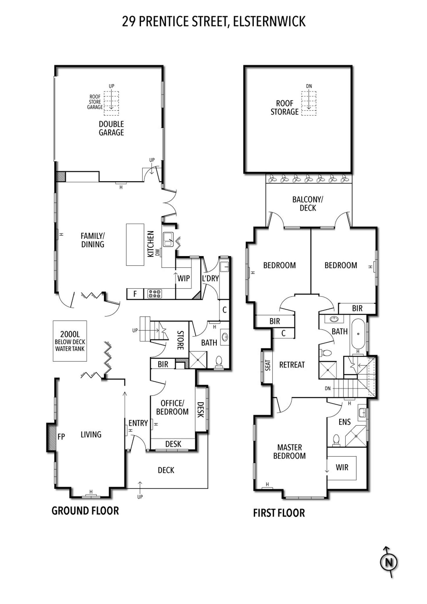 Floorplan of Homely house listing, 29 Prentice Street, Elsternwick VIC 3185