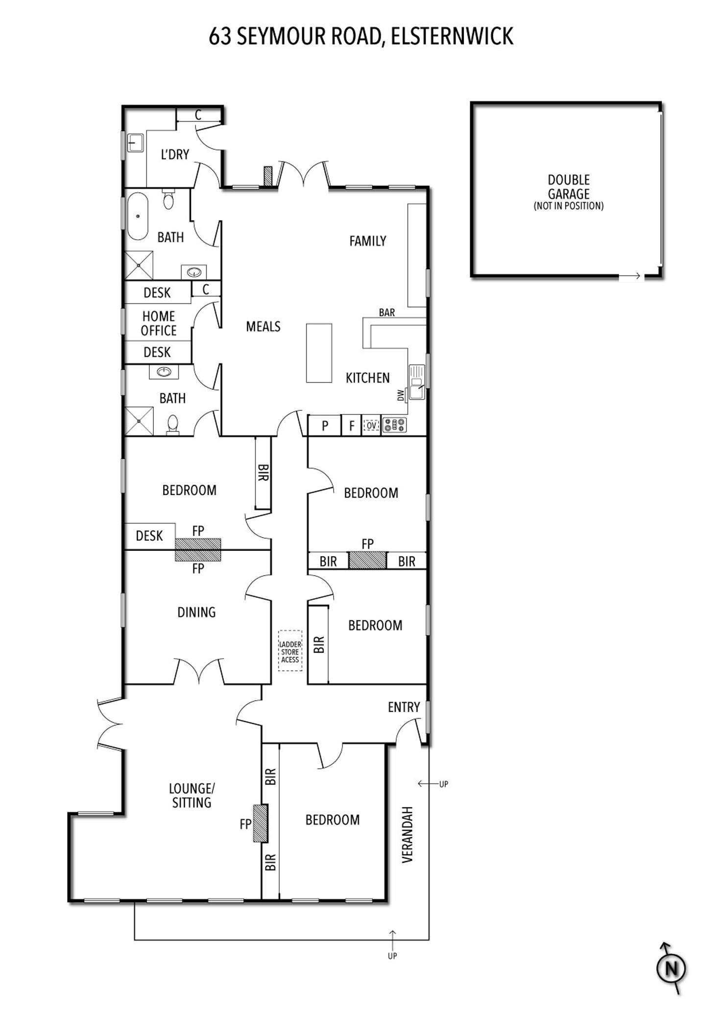 Floorplan of Homely house listing, 63 Seymour Road, Elsternwick VIC 3185