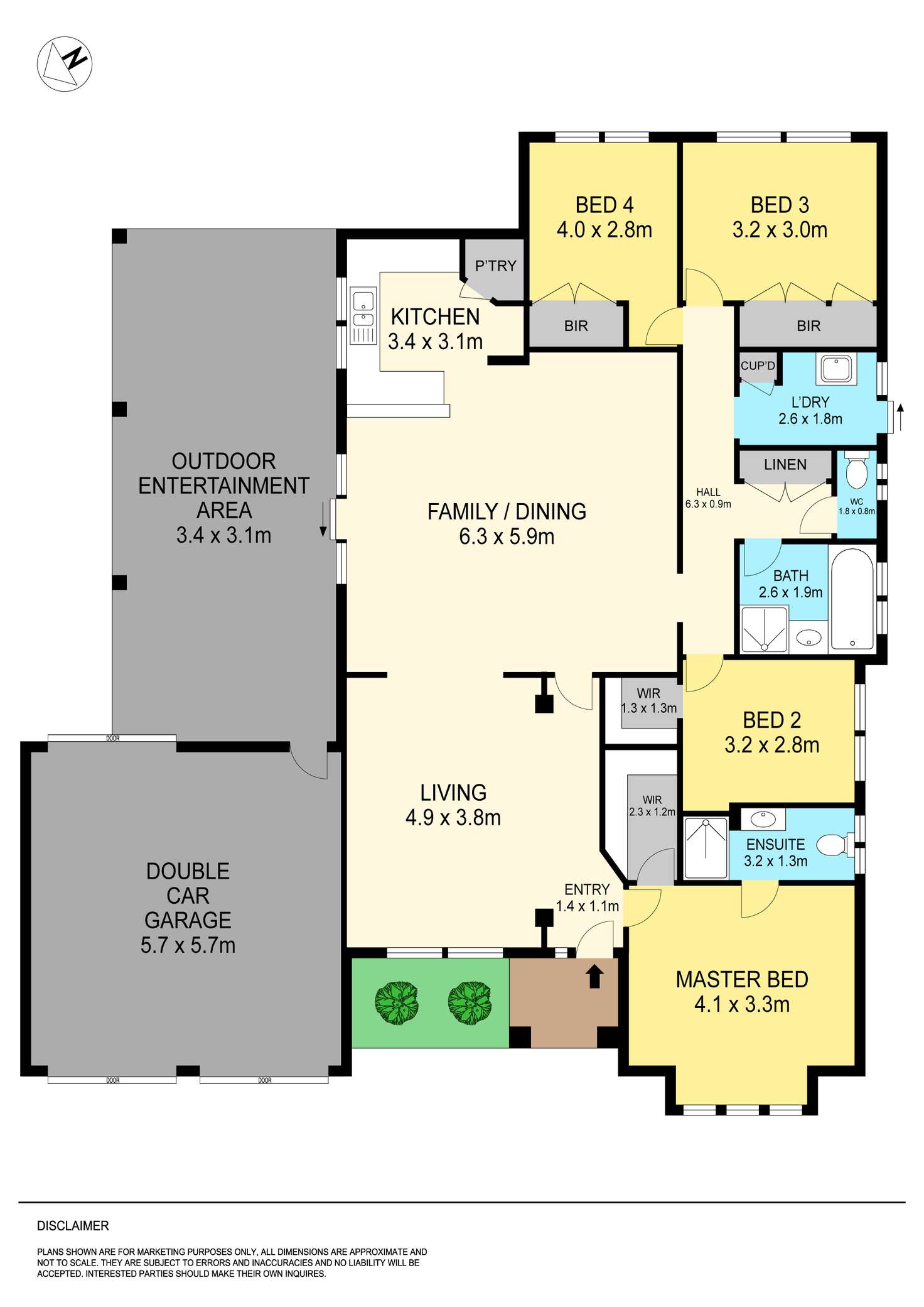 Floorplan of Homely house listing, 11 Darriwell Drive, Mount Helen VIC 3350