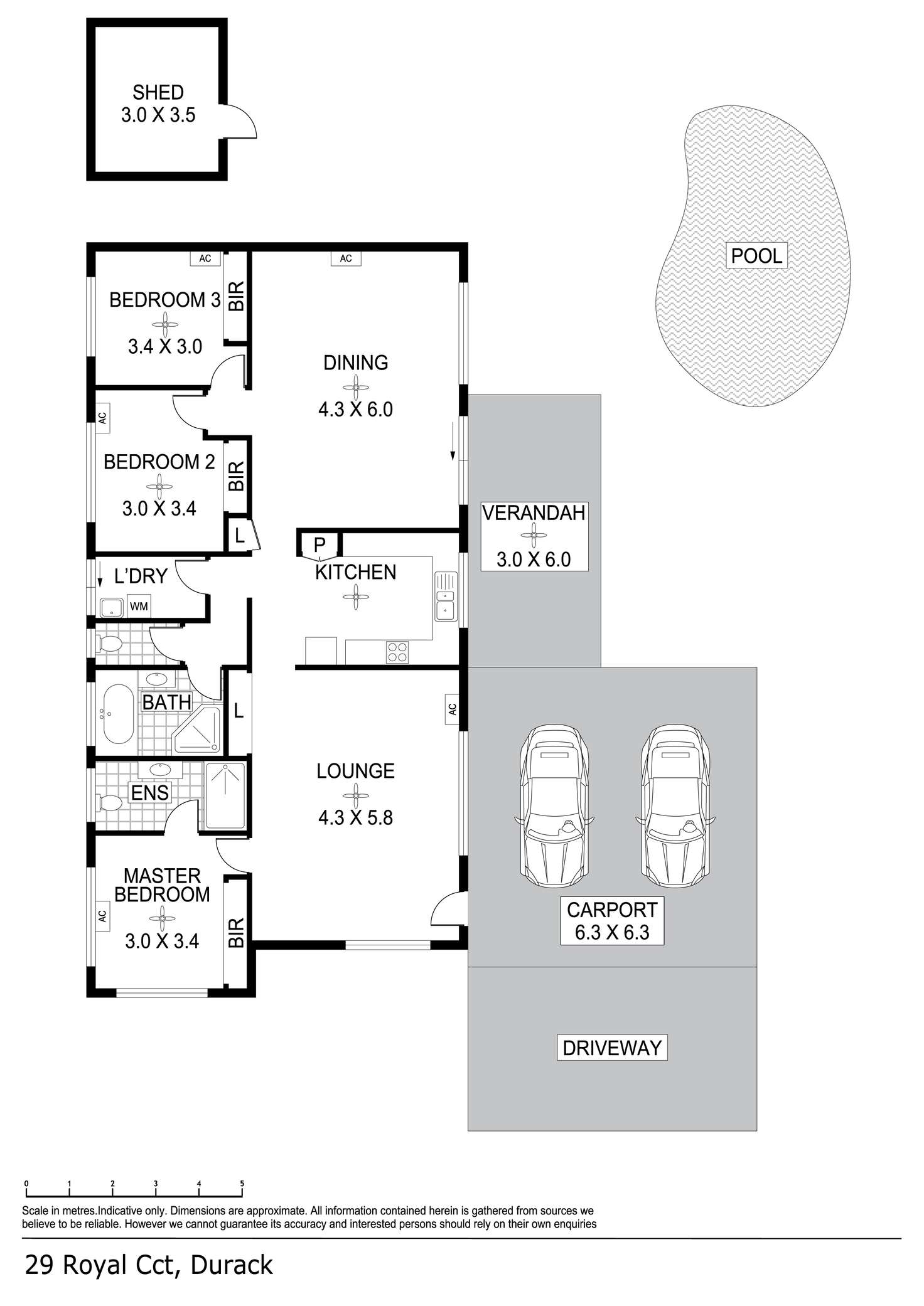 Floorplan of Homely house listing, 29 Royal Circuit, Durack NT 830