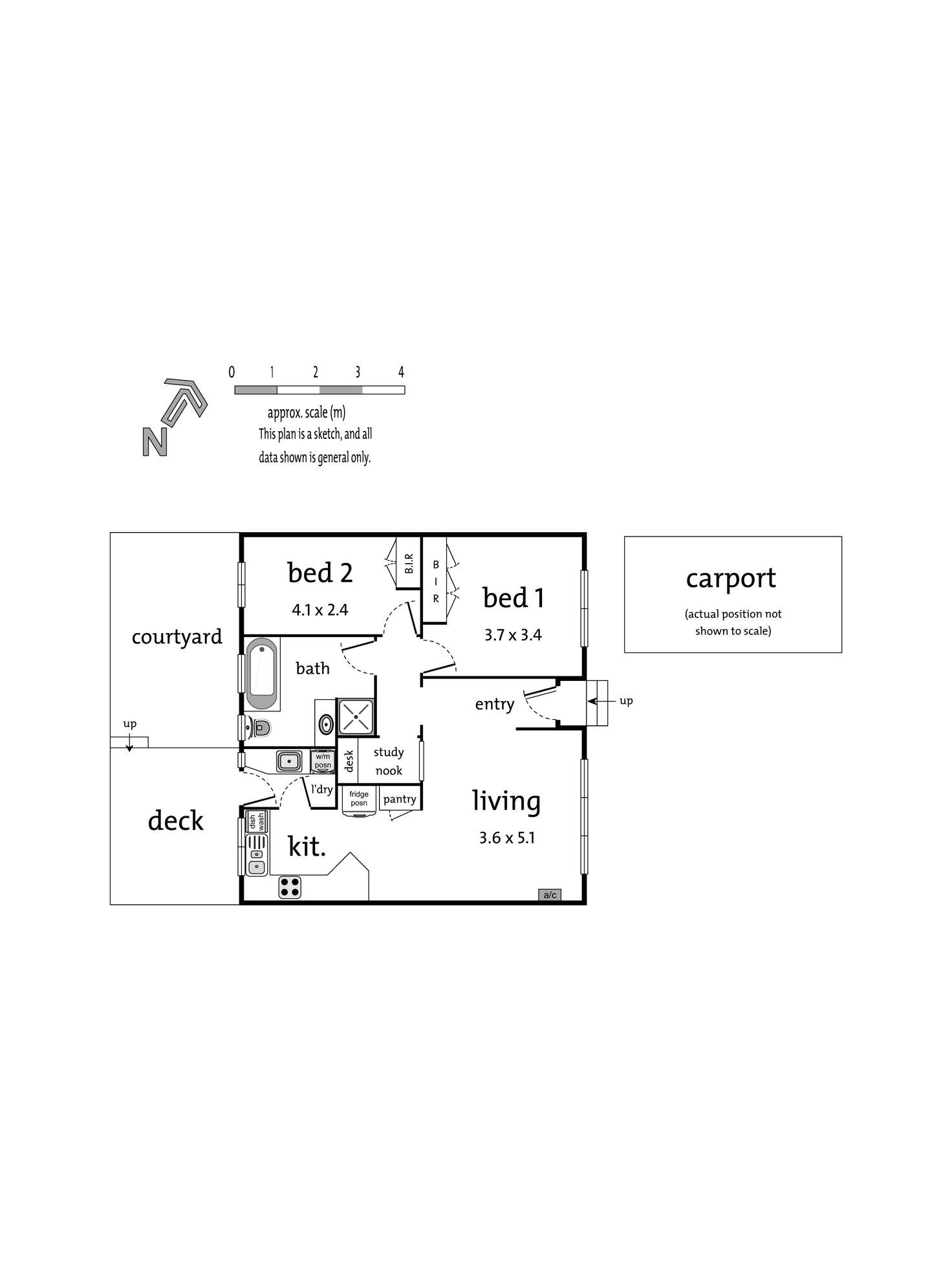Floorplan of Homely unit listing, 6/51 Mt Dandenong Road, Ringwood East VIC 3135