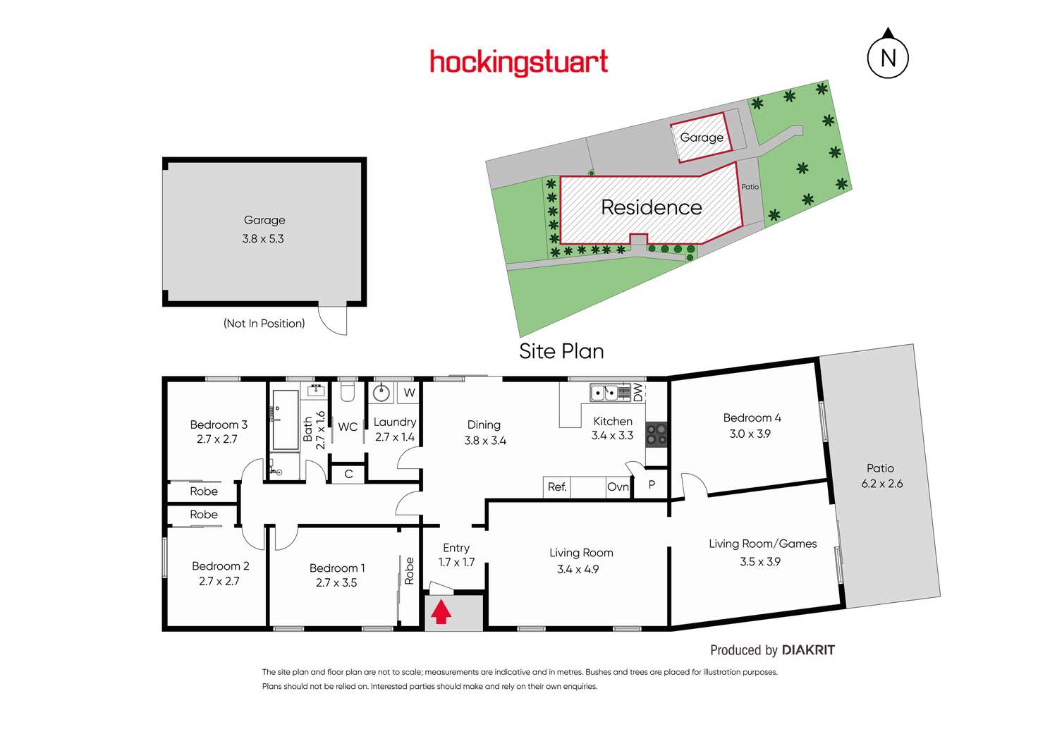 Floorplan of Homely house listing, 46 Felstead Avenue, Sunshine West VIC 3020