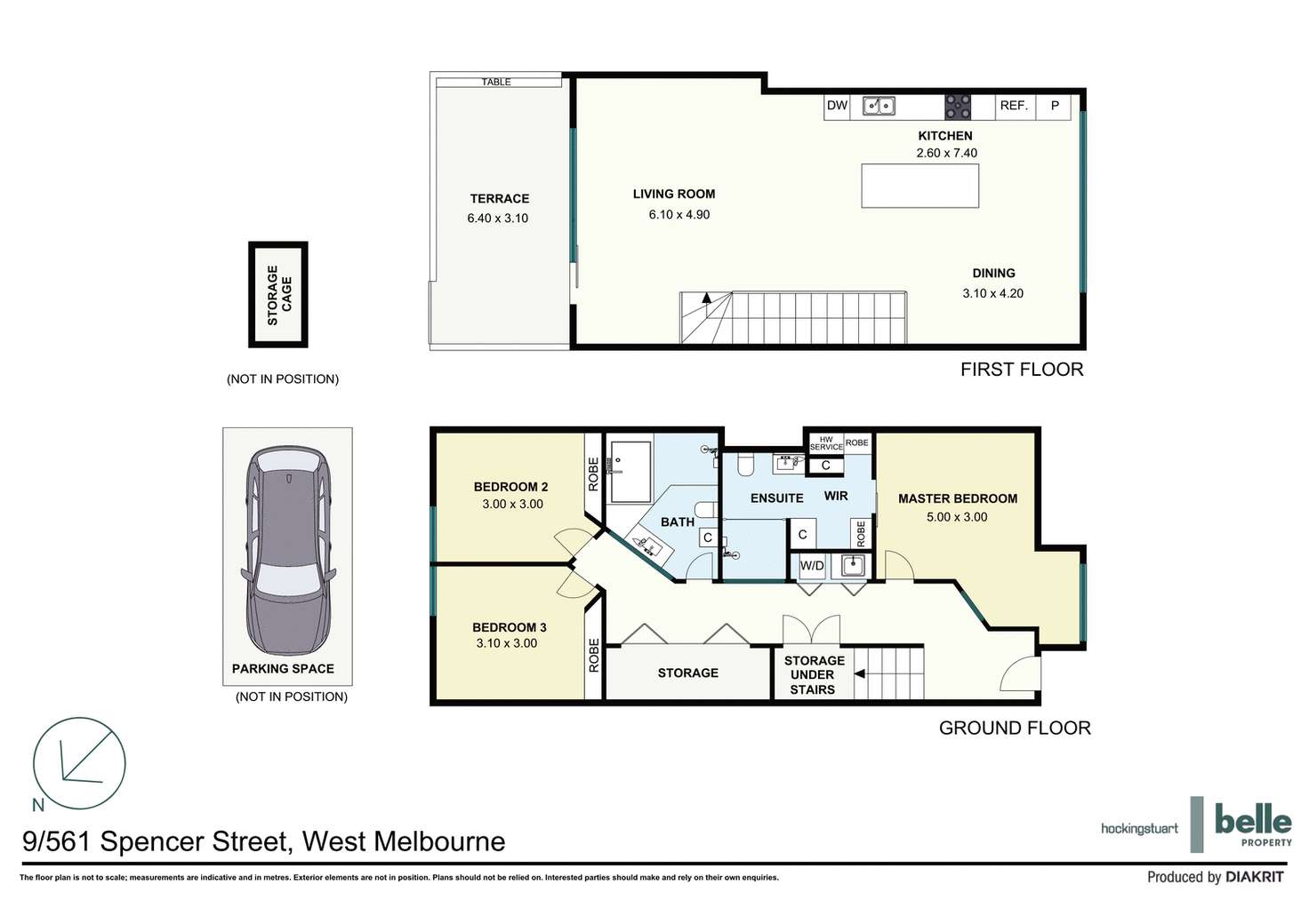 Floorplan of Homely apartment listing, 9/561 Spencer Street, West Melbourne VIC 3003
