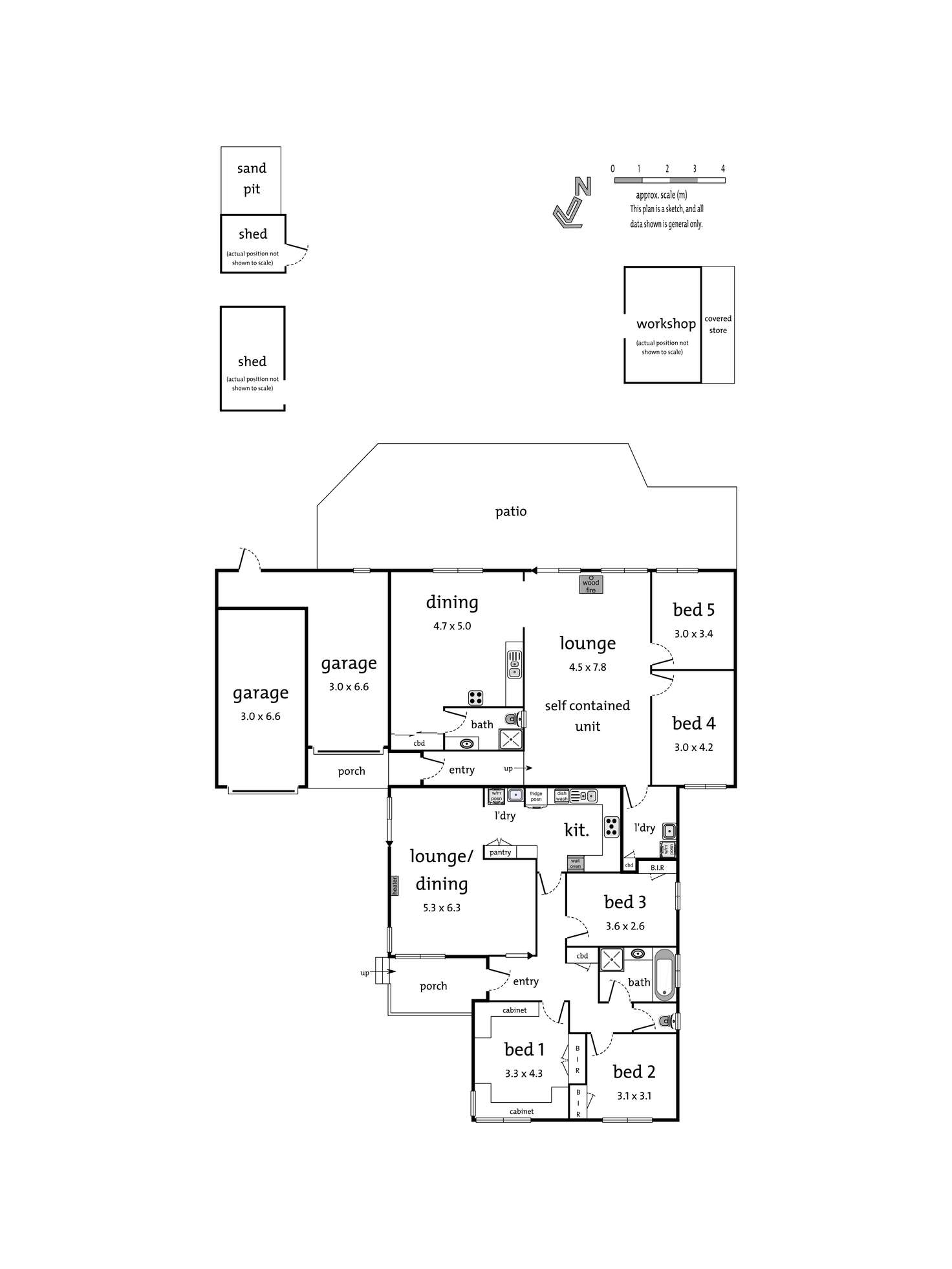 Floorplan of Homely house listing, 3 Glen Dhu Road, Kilsyth VIC 3137
