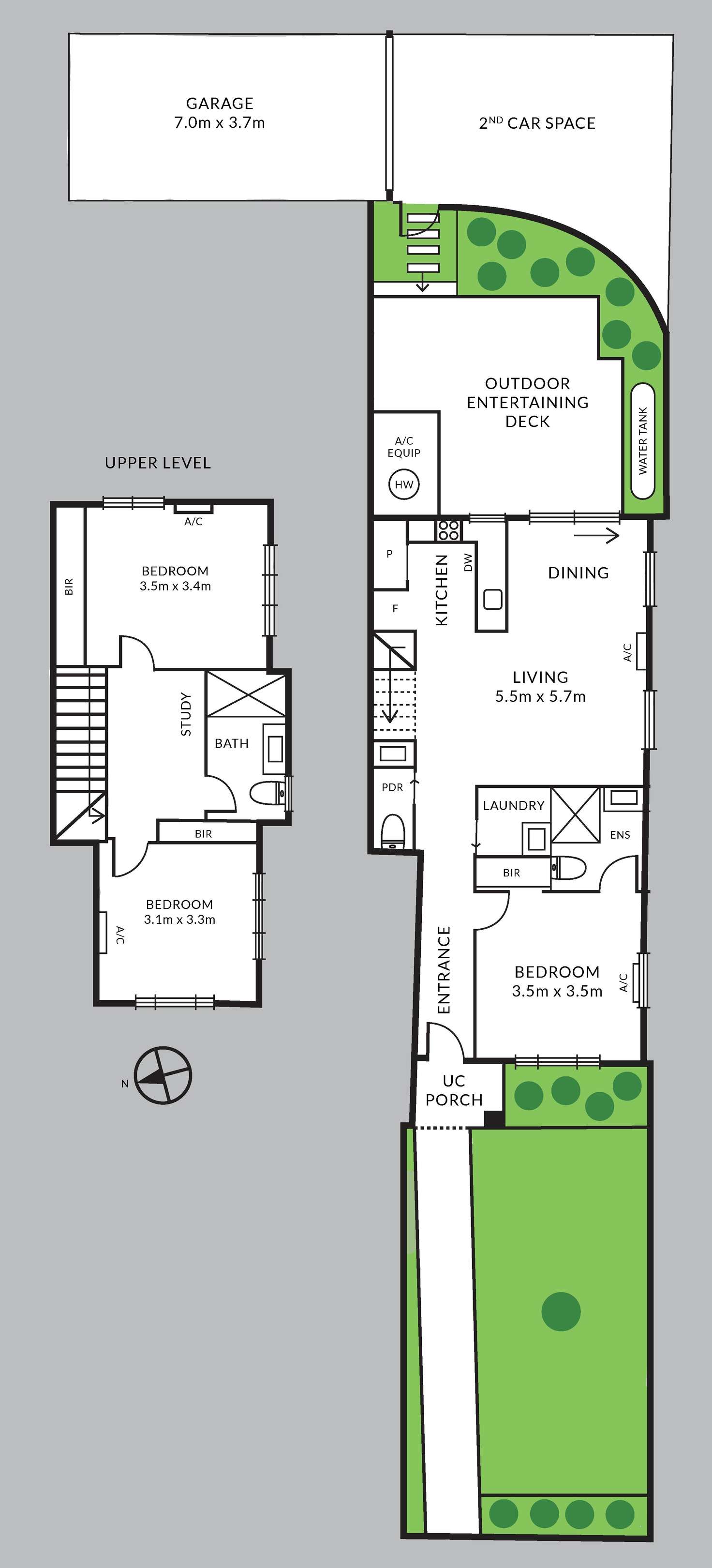 Floorplan of Homely townhouse listing, 3/40 Nonna Street, Oakleigh East VIC 3166