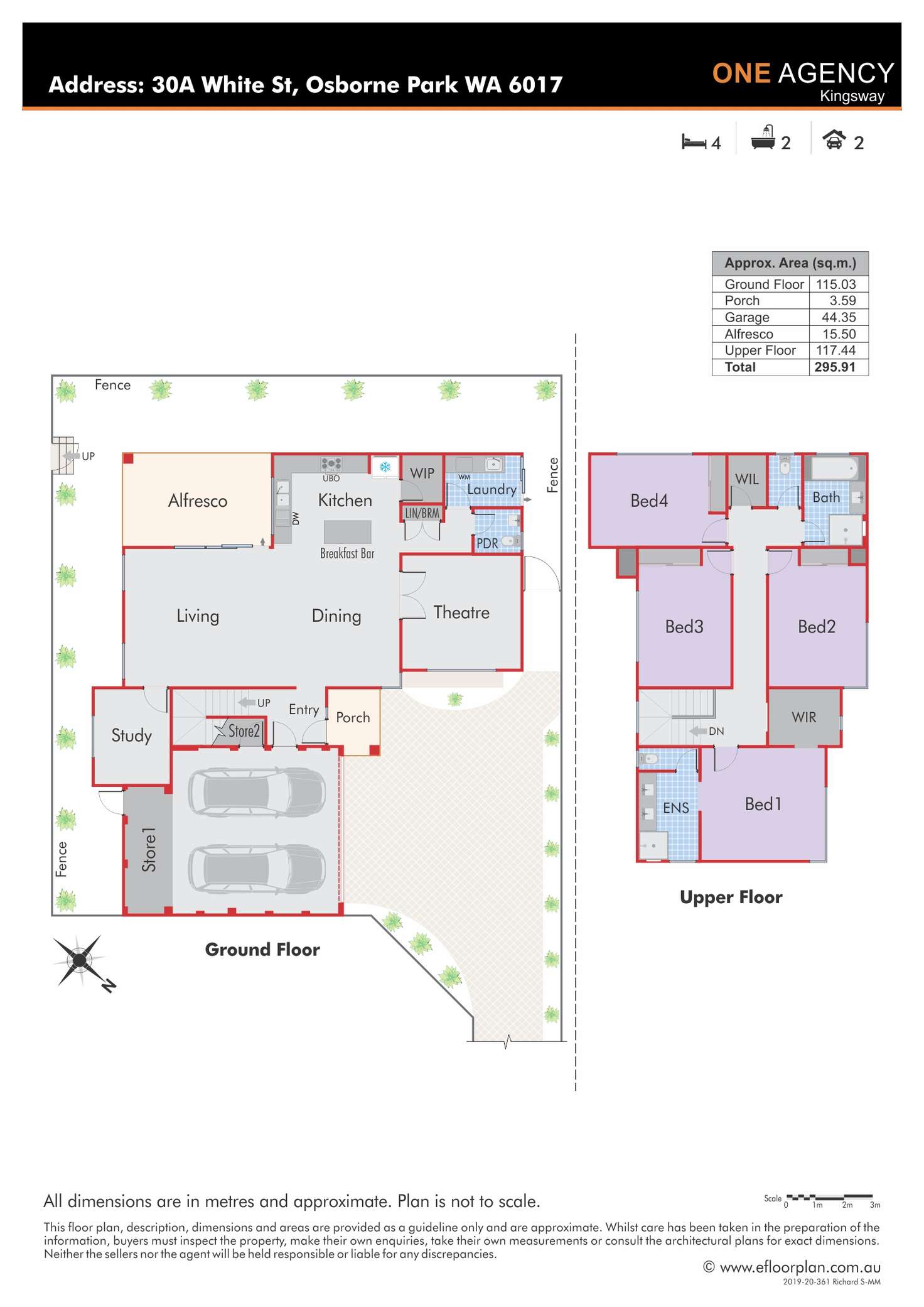 Floorplan of Homely house listing, 30A White Street, Osborne Park WA 6017