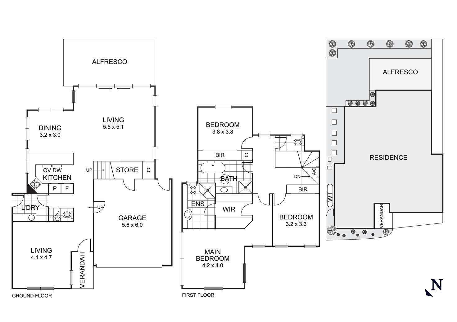 Floorplan of Homely townhouse listing, 9/144-148 Wells Road, Aspendale Gardens VIC 3195