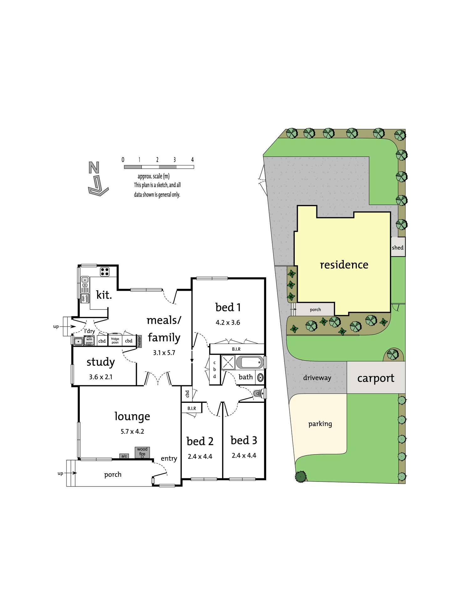 Floorplan of Homely unit listing, 1/202 Eastfield Road, Croydon South VIC 3136