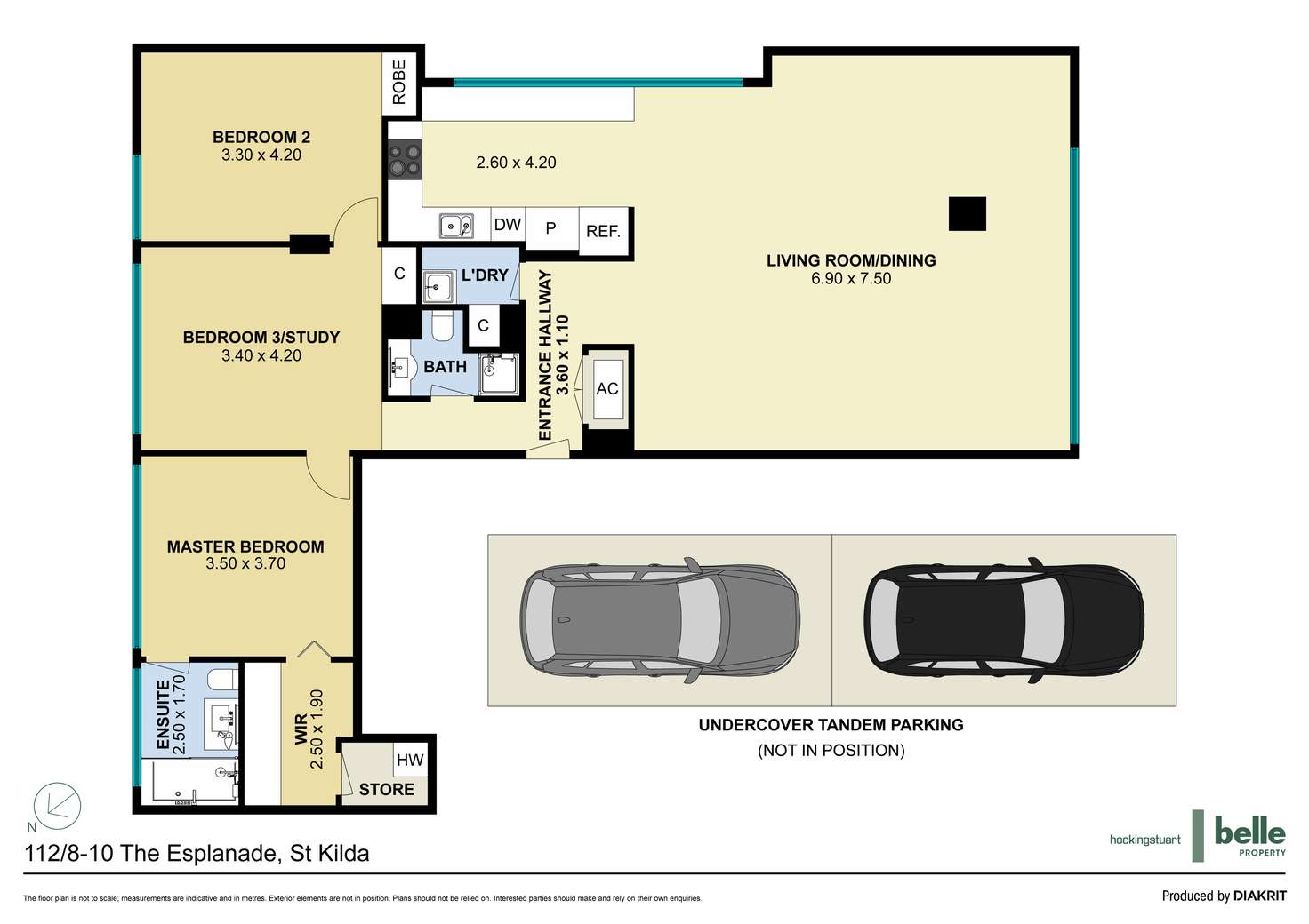 Floorplan of Homely apartment listing, 112/8-10 The Esplanade, St Kilda VIC 3182