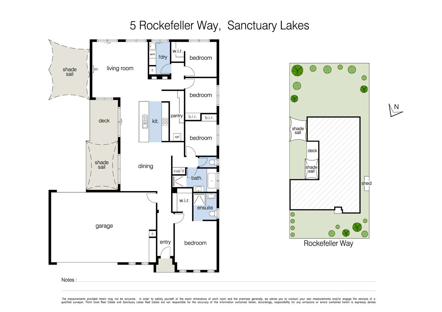 Floorplan of Homely house listing, 5 Rockefeller Way, Sanctuary Lakes VIC 3030
