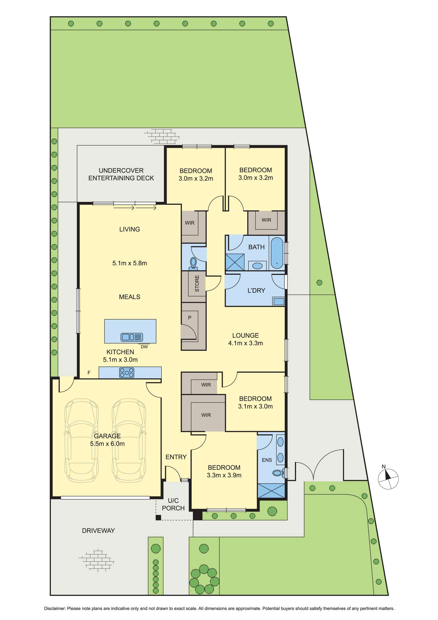 Floorplan of Homely house listing, 17 Landing Avenue, Doreen VIC 3754