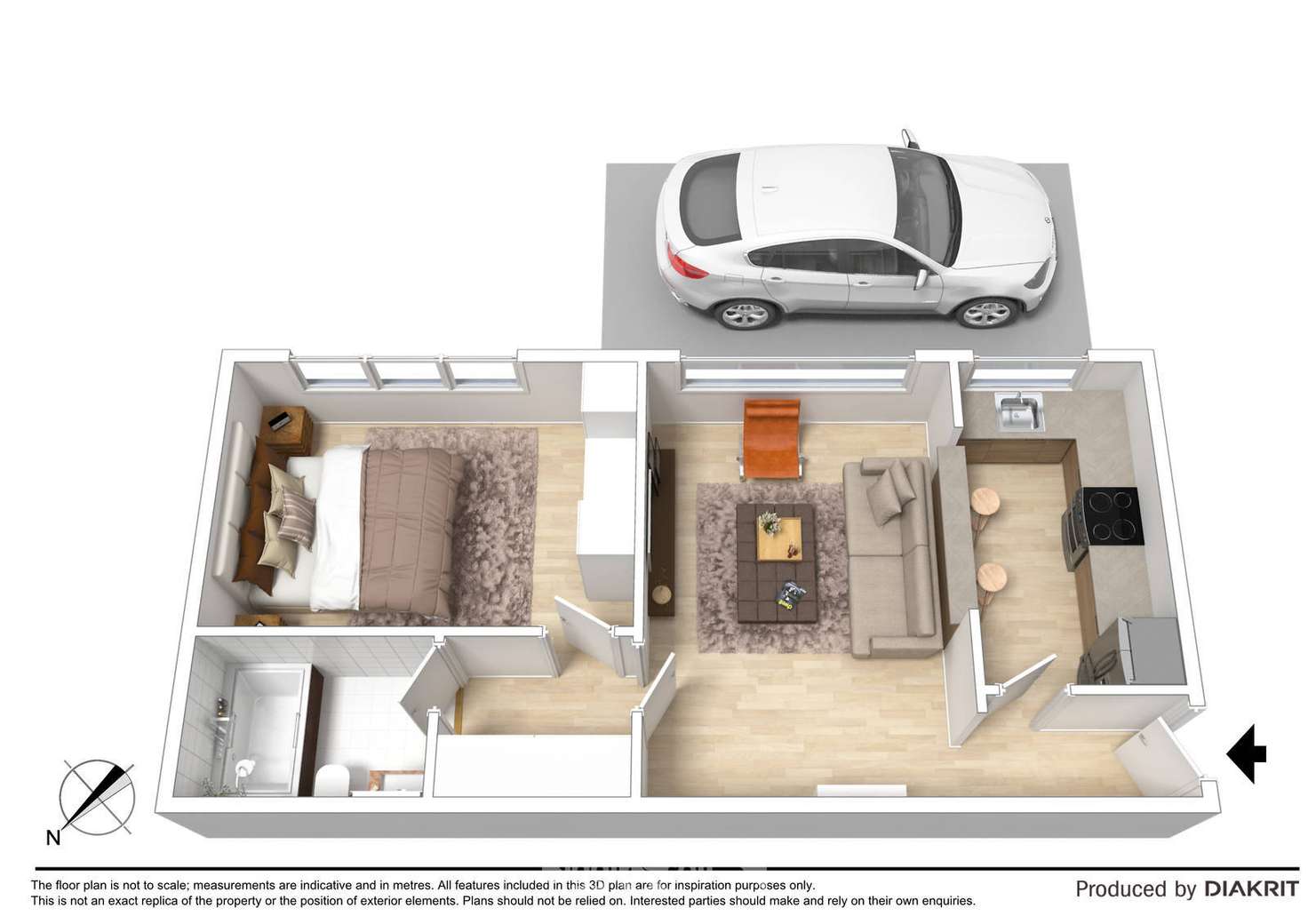 Floorplan of Homely apartment listing, 31/10 Acland Street, St Kilda VIC 3182