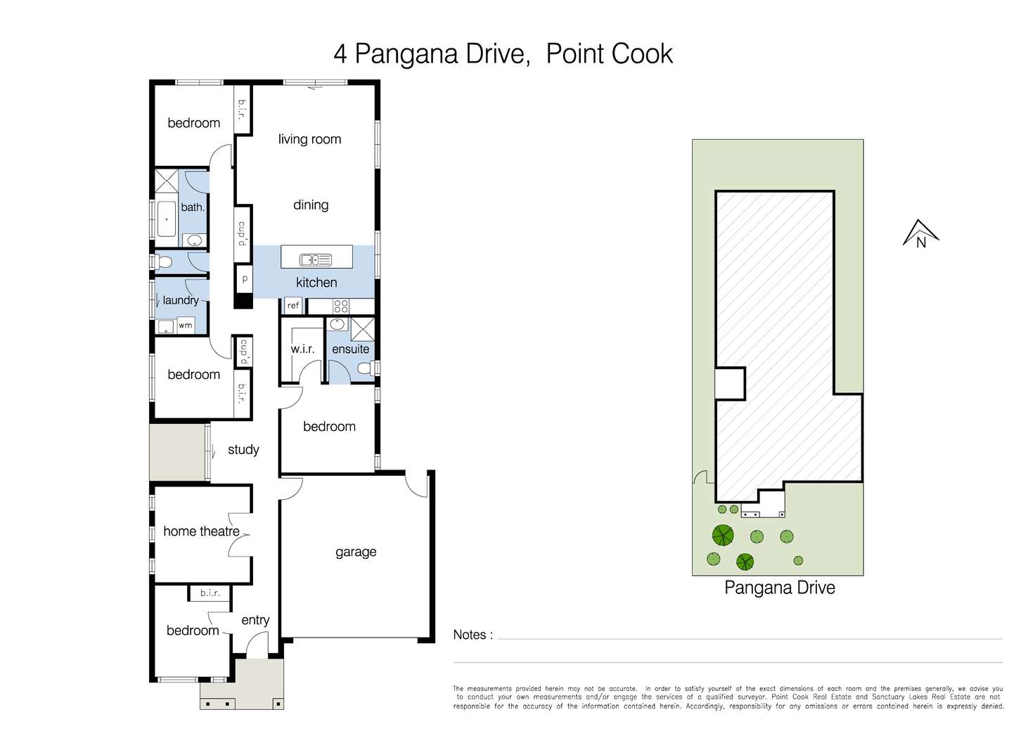 Floorplan of Homely house listing, 4 Pangana Drive, Point Cook VIC 3030