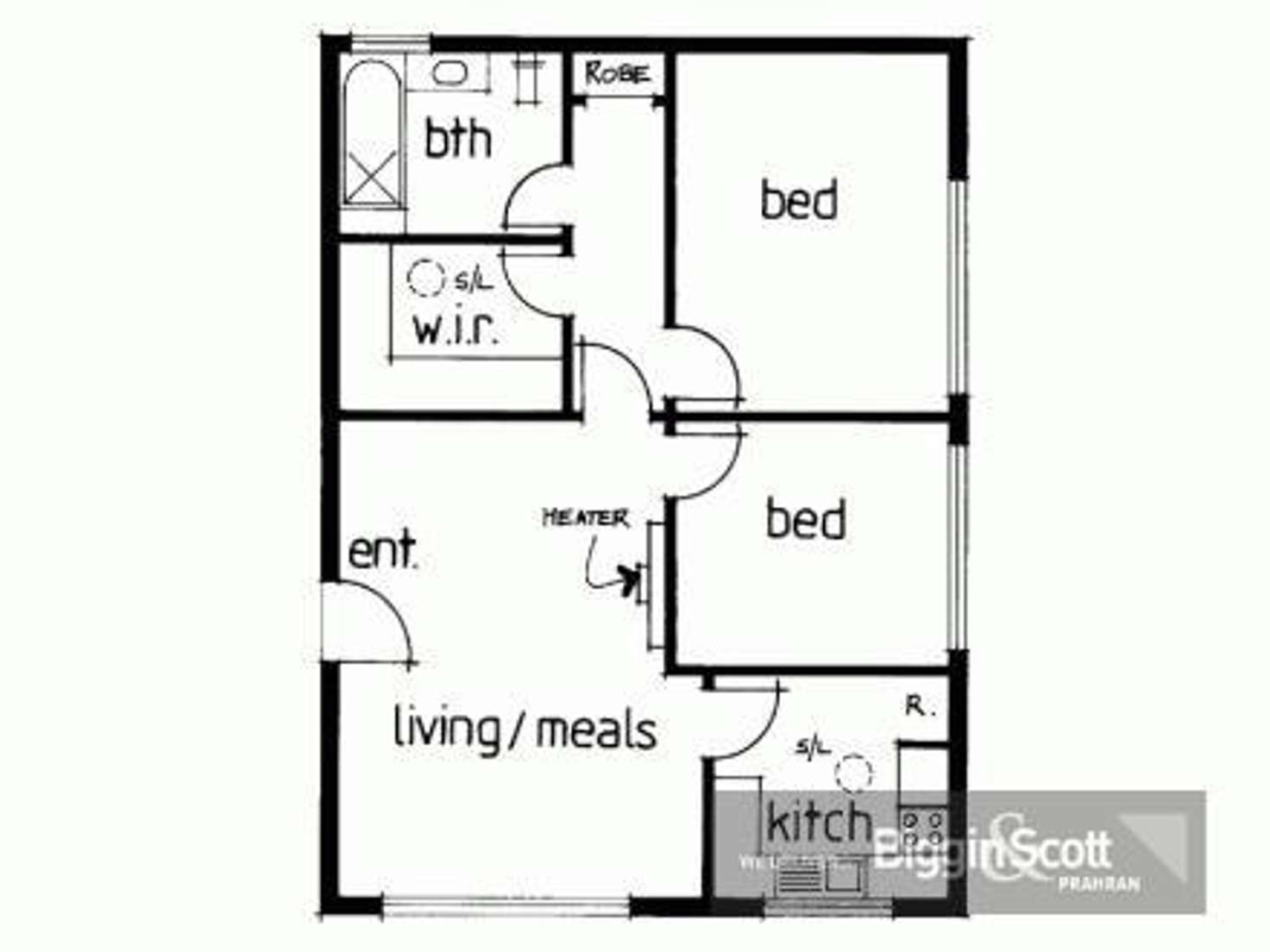 Floorplan of Homely apartment listing, 18/236 Wattletree Road, Malvern VIC 3144