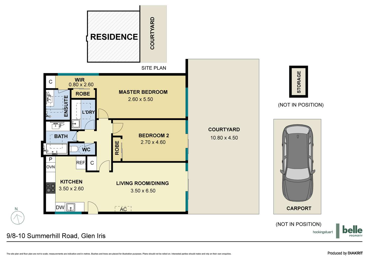 Floorplan of Homely apartment listing, 9/8-10 Summerhill Road, Glen Iris VIC 3146