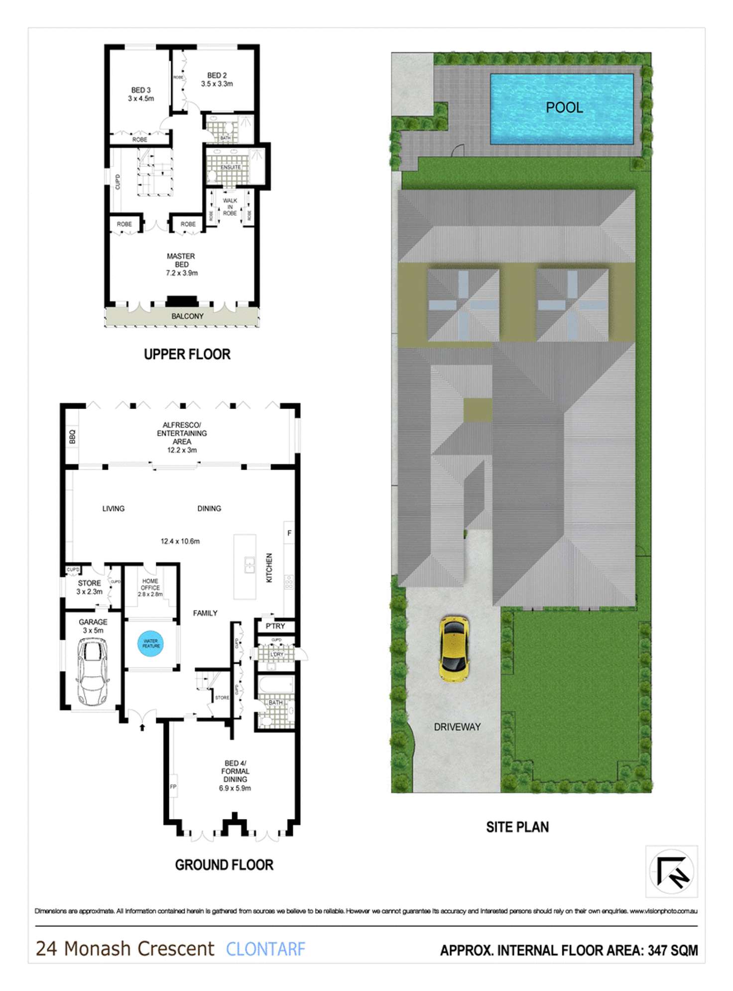 Floorplan of Homely house listing, 24 Monash Crescent, Clontarf NSW 2093