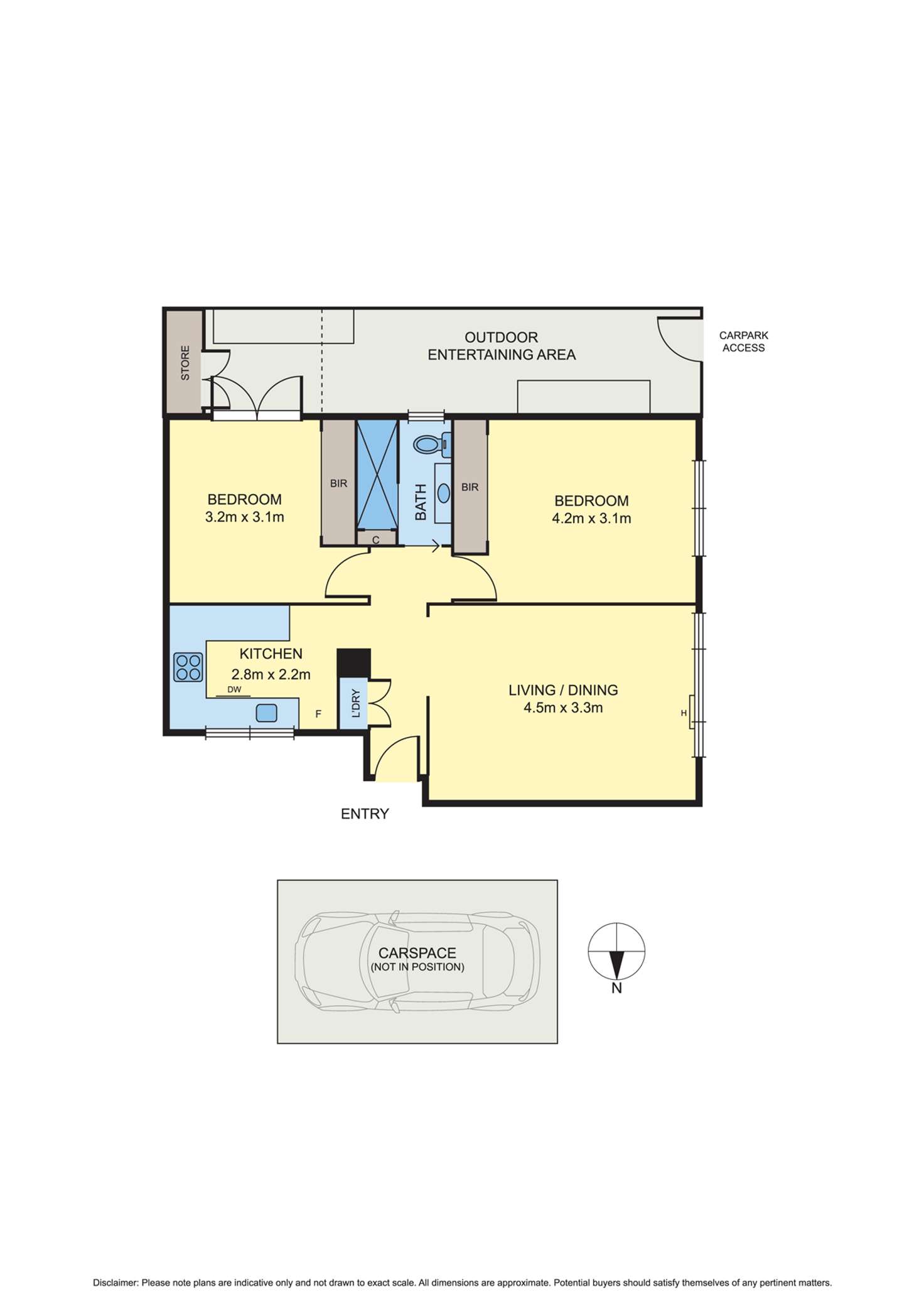 Floorplan of Homely apartment listing, 1/1 Ellis Street, Richmond VIC 3121