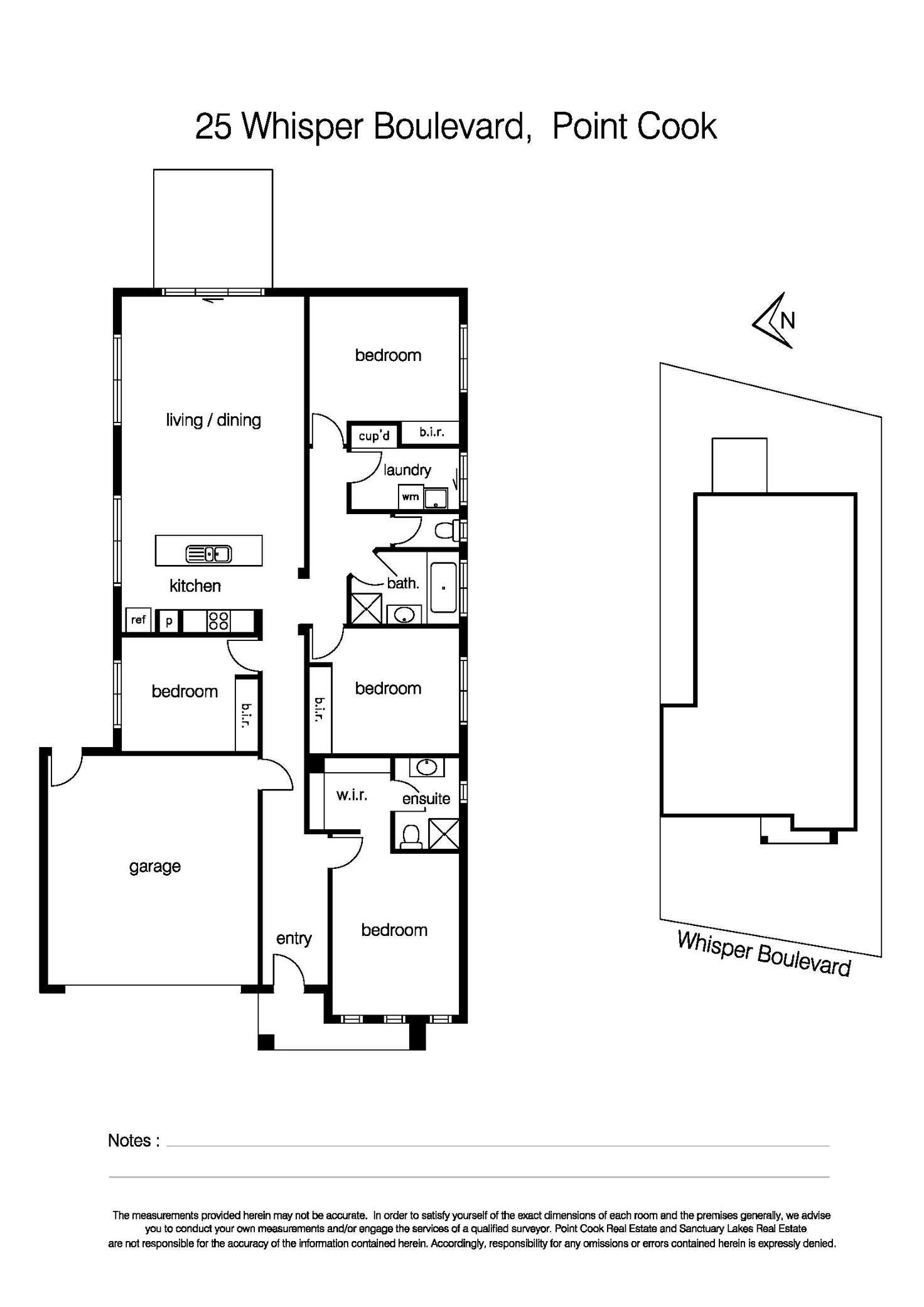 Floorplan of Homely house listing, 25 Whisper Boulevard, Point Cook VIC 3030