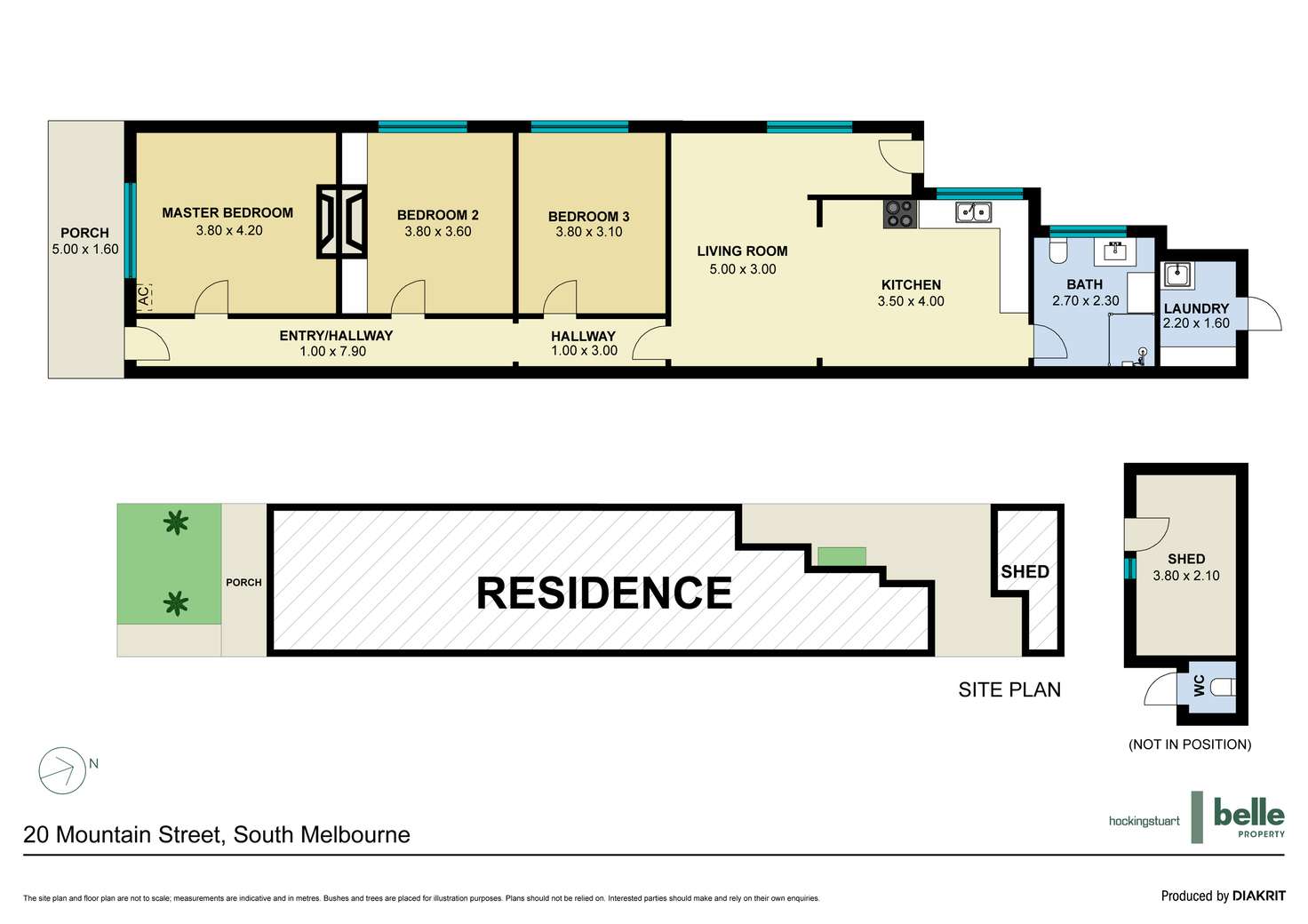 Floorplan of Homely house listing, 20 Mountain Street, South Melbourne VIC 3205
