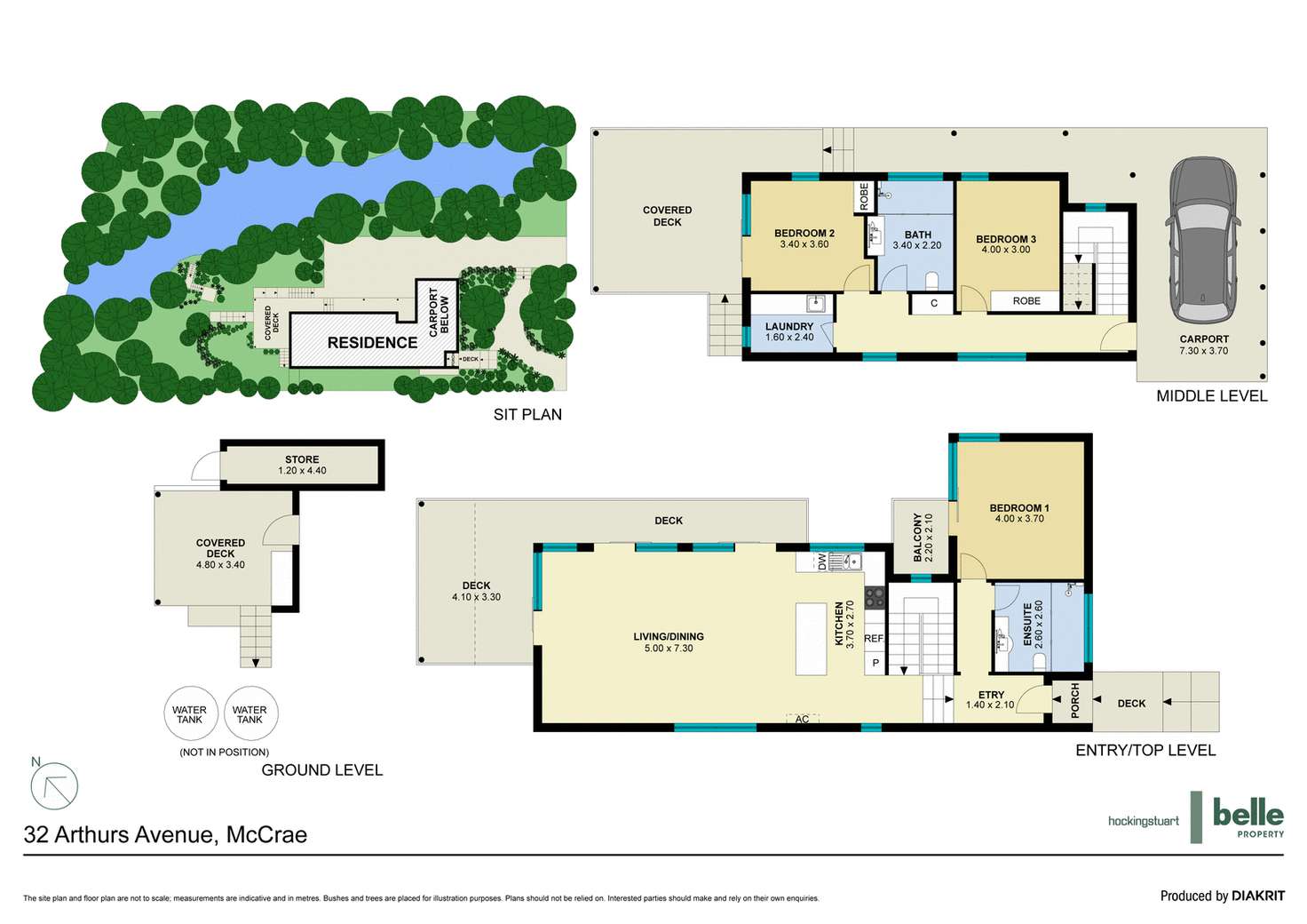 Floorplan of Homely house listing, 32 Arthurs Avenue, Mccrae VIC 3938