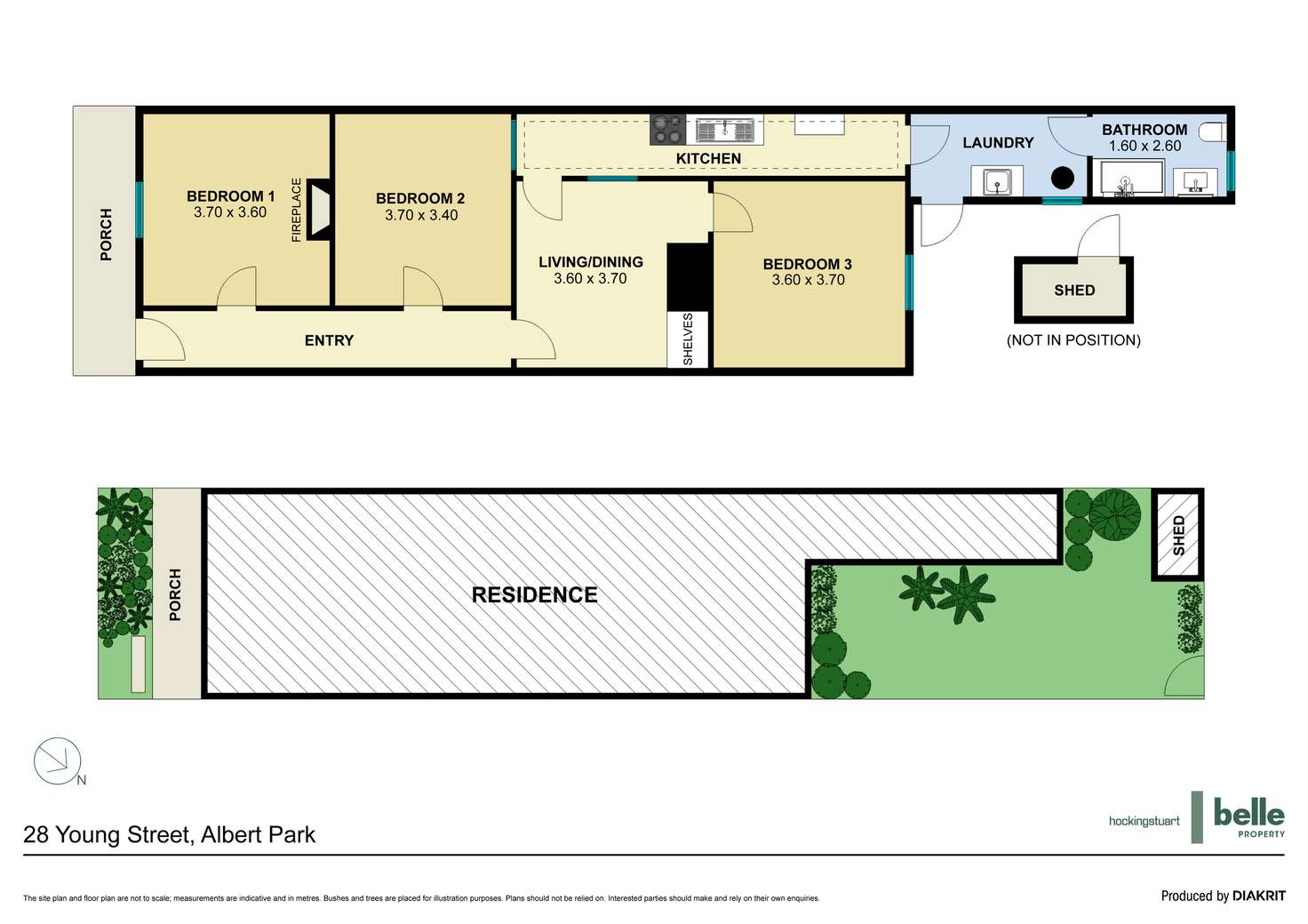 Floorplan of Homely house listing, 28 Young Street, Albert Park VIC 3206