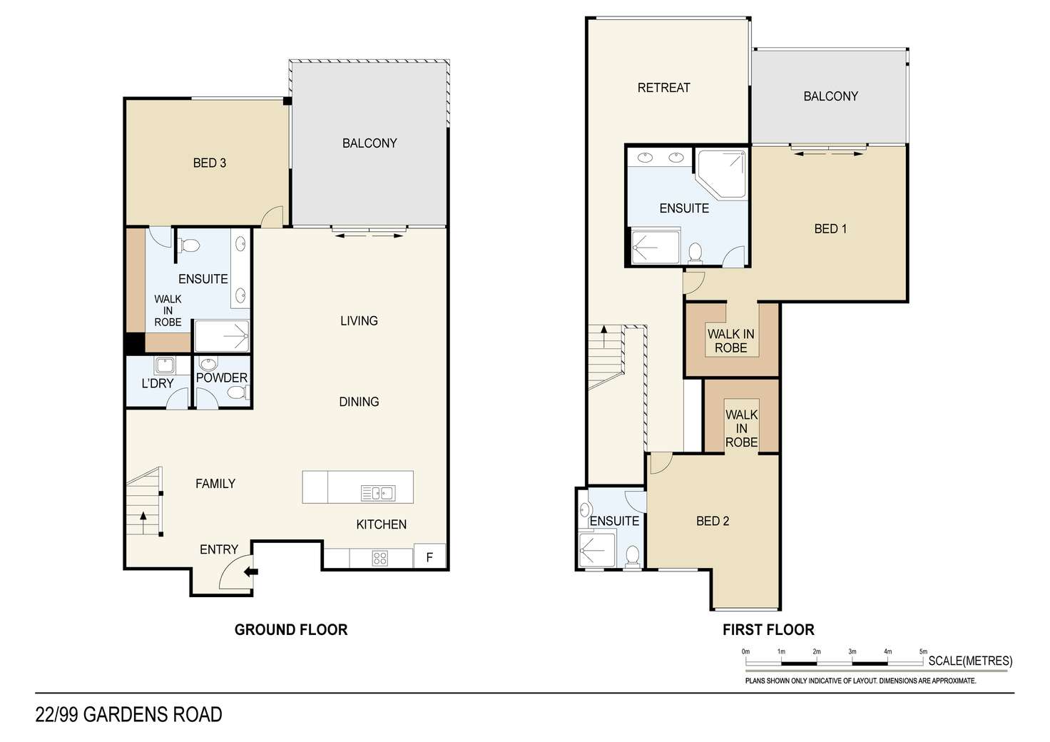 Floorplan of Homely unit listing, 22/99 Gardens Road, Darwin City NT 800